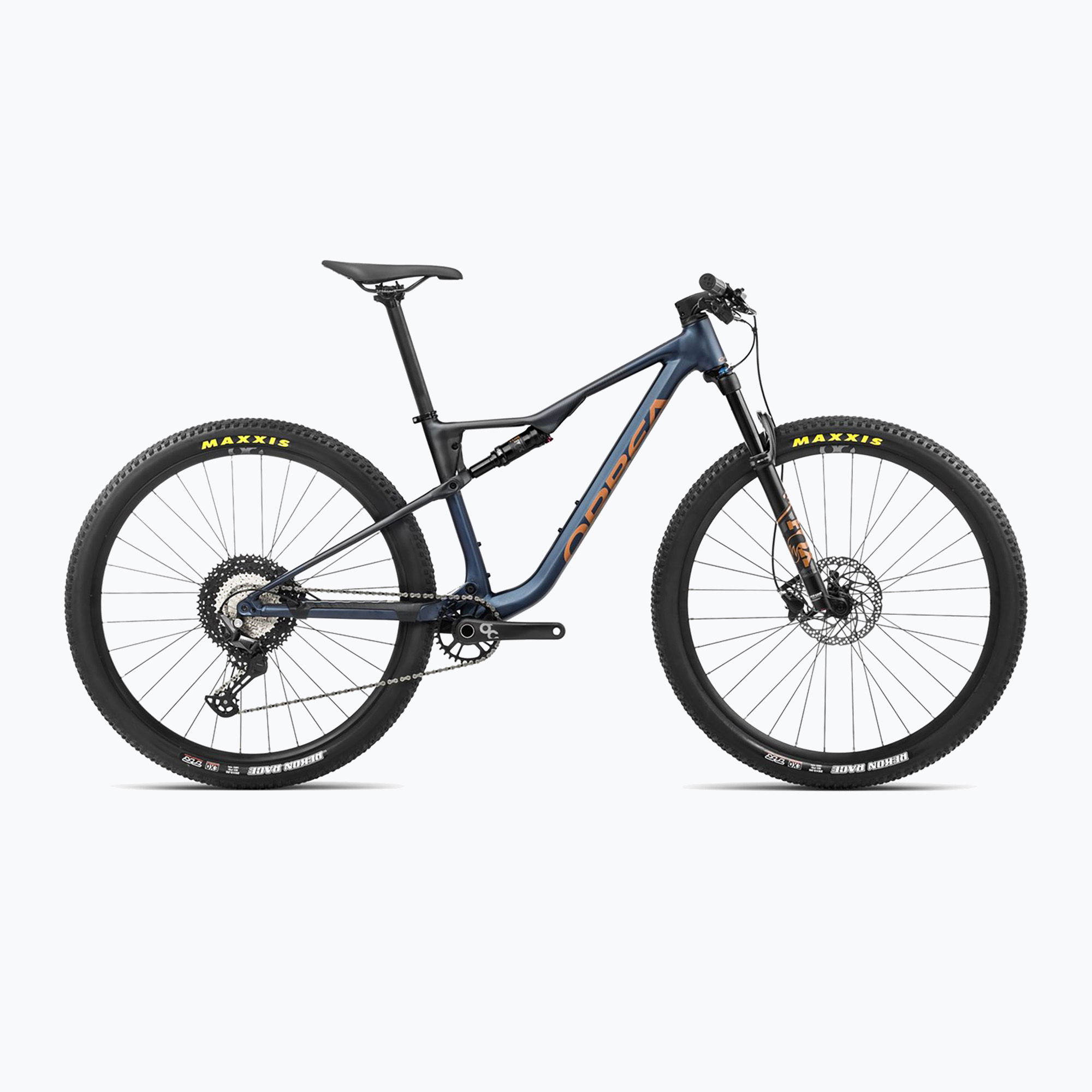 Orbea Oiz H30 2024 moondust blue / leo orange mountain bicycle (S)