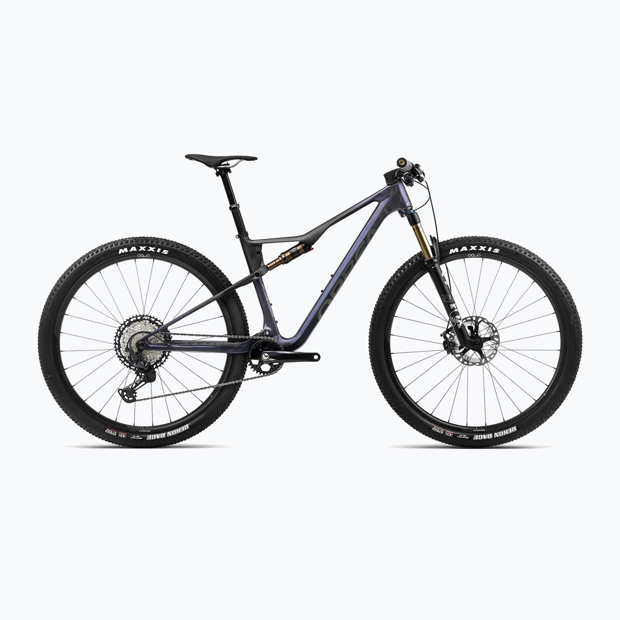 Orbea Oiz M-Pro 2024 tanzanite carbon view/carbon raw mountain bike (L)