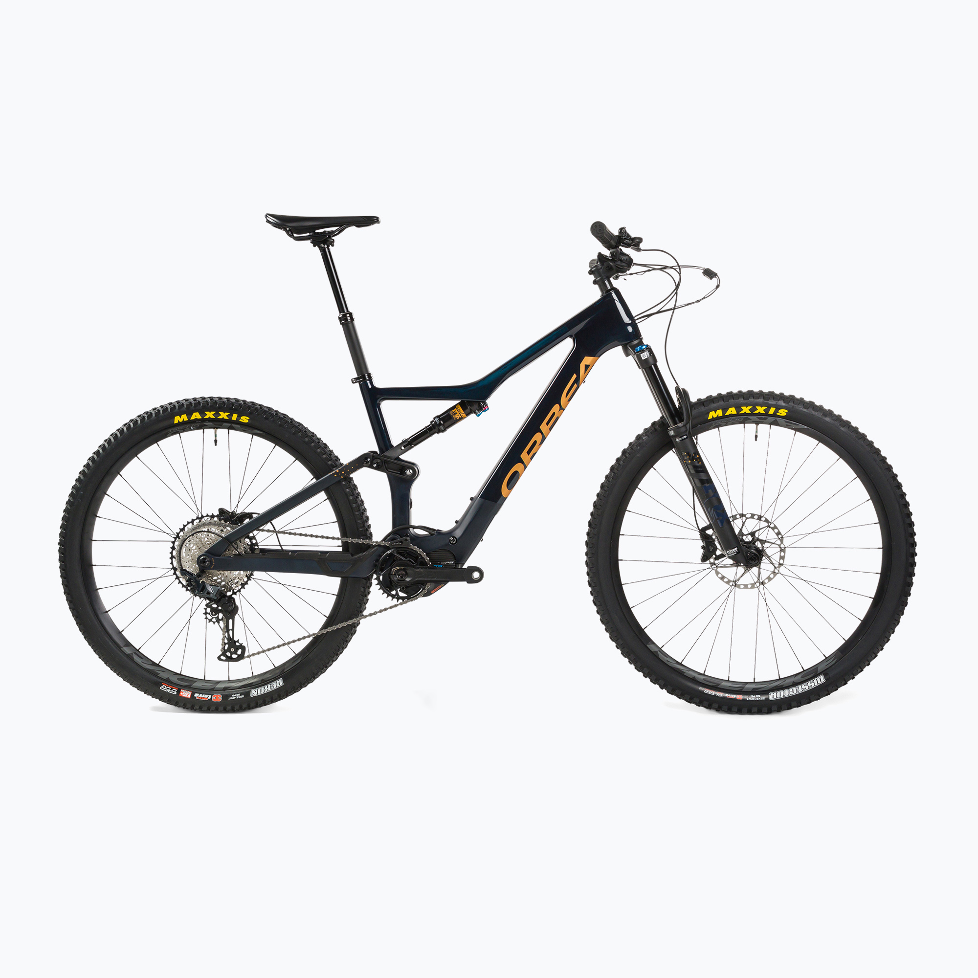 Orbea Rise M20 blue-gold electric bike M36020YX (XL)