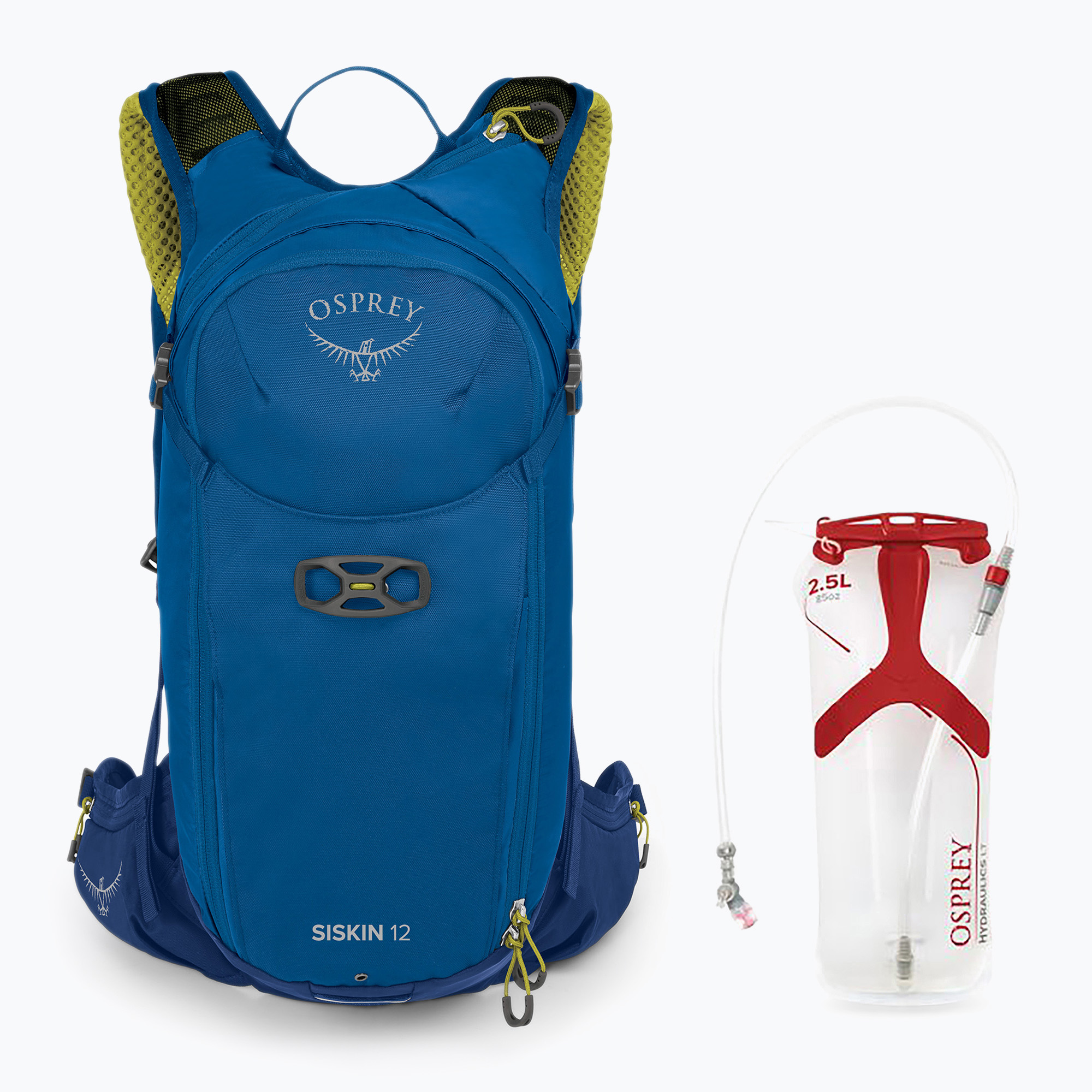 Osprey Siskin 12 l men's bicycle backpack with 2.5 l reservoir postal blue (12 l)