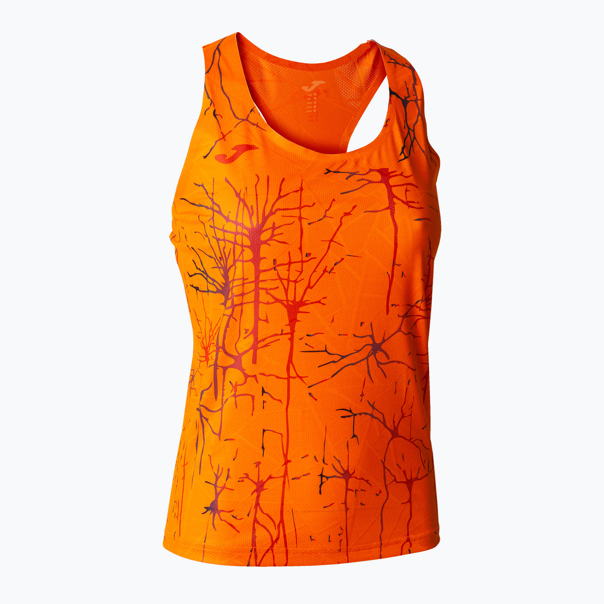 Women's running tank top Joma Elite IX orange (XS)