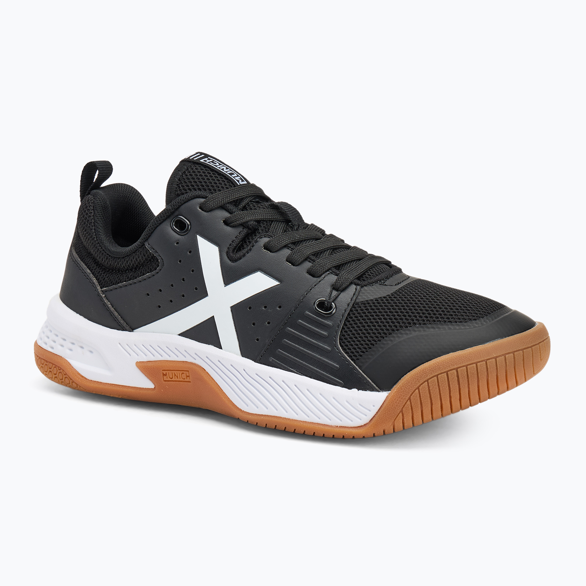 MUNICH Pista negro handball shoes (45 EU)