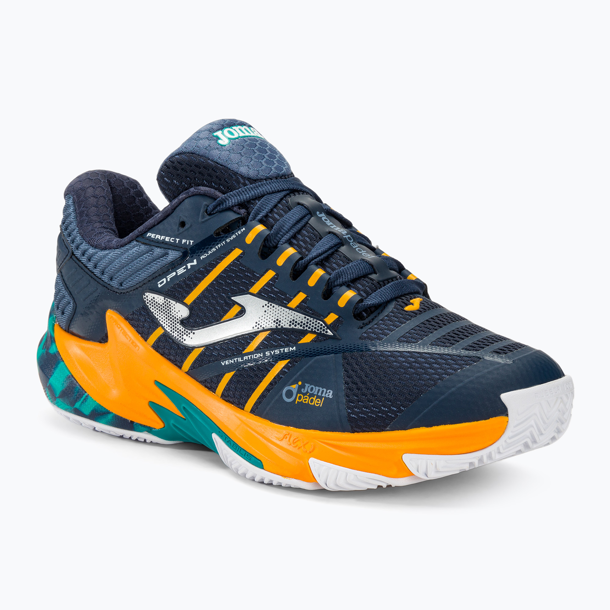 Men's Joma Open OM navy/orange padel shoes (40 EU)