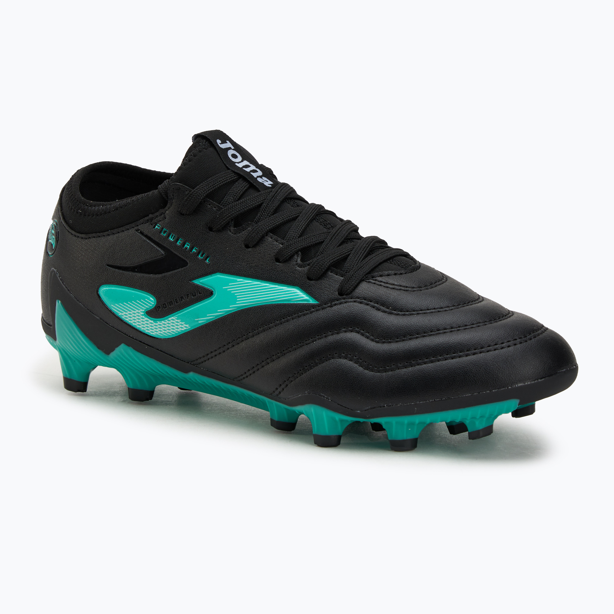 Men's football bootsJoma Powerful FG black turquoise (39 EU)