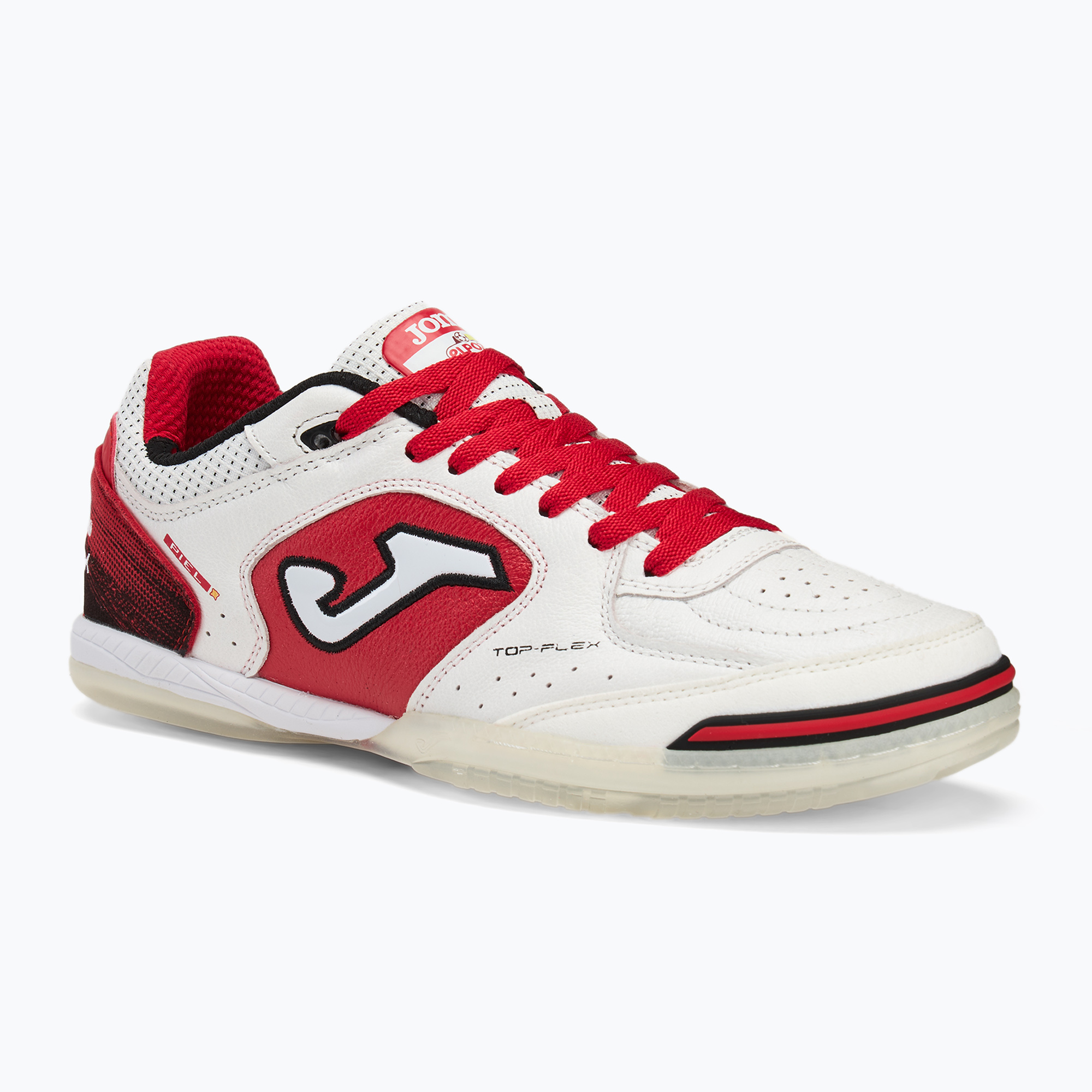 Men's football boots Joma Top Flex IN white/red (43 EU)