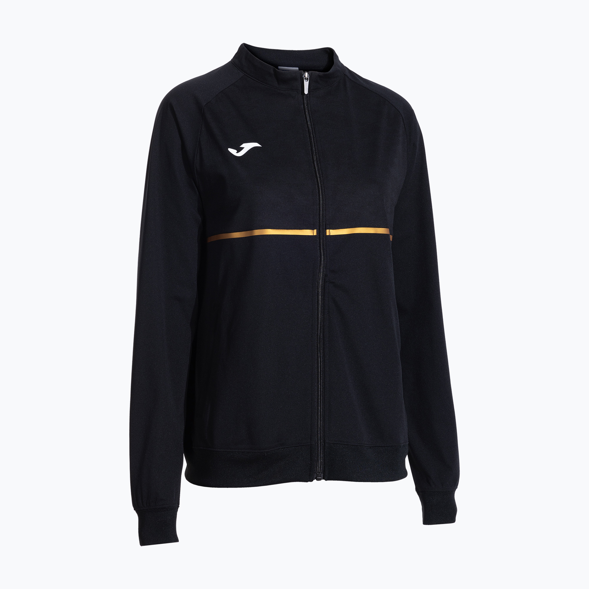 Women's Joma Record III Full Zip running sweatshirt black (2XS)
