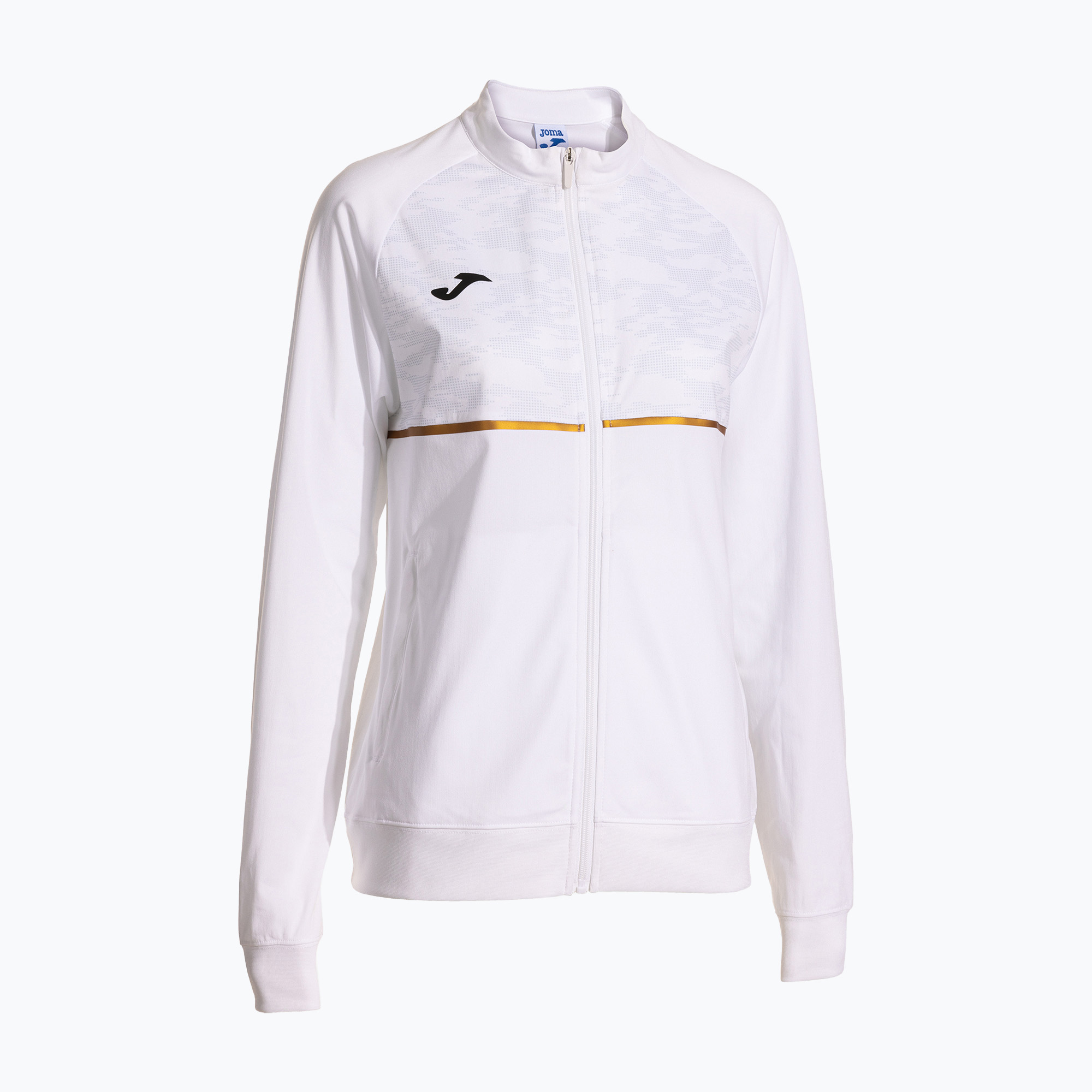 Women's Joma Record III Full Zip running sweatshirt white (L)