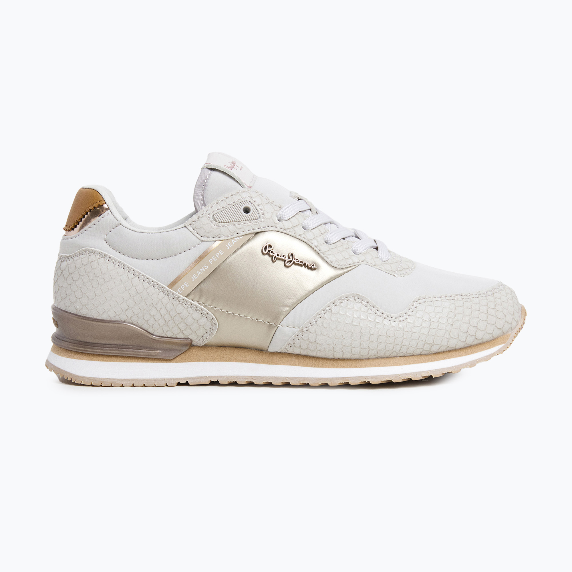 Women's shoes Pepe Jeans London Mix whitewash/white (36 EU)