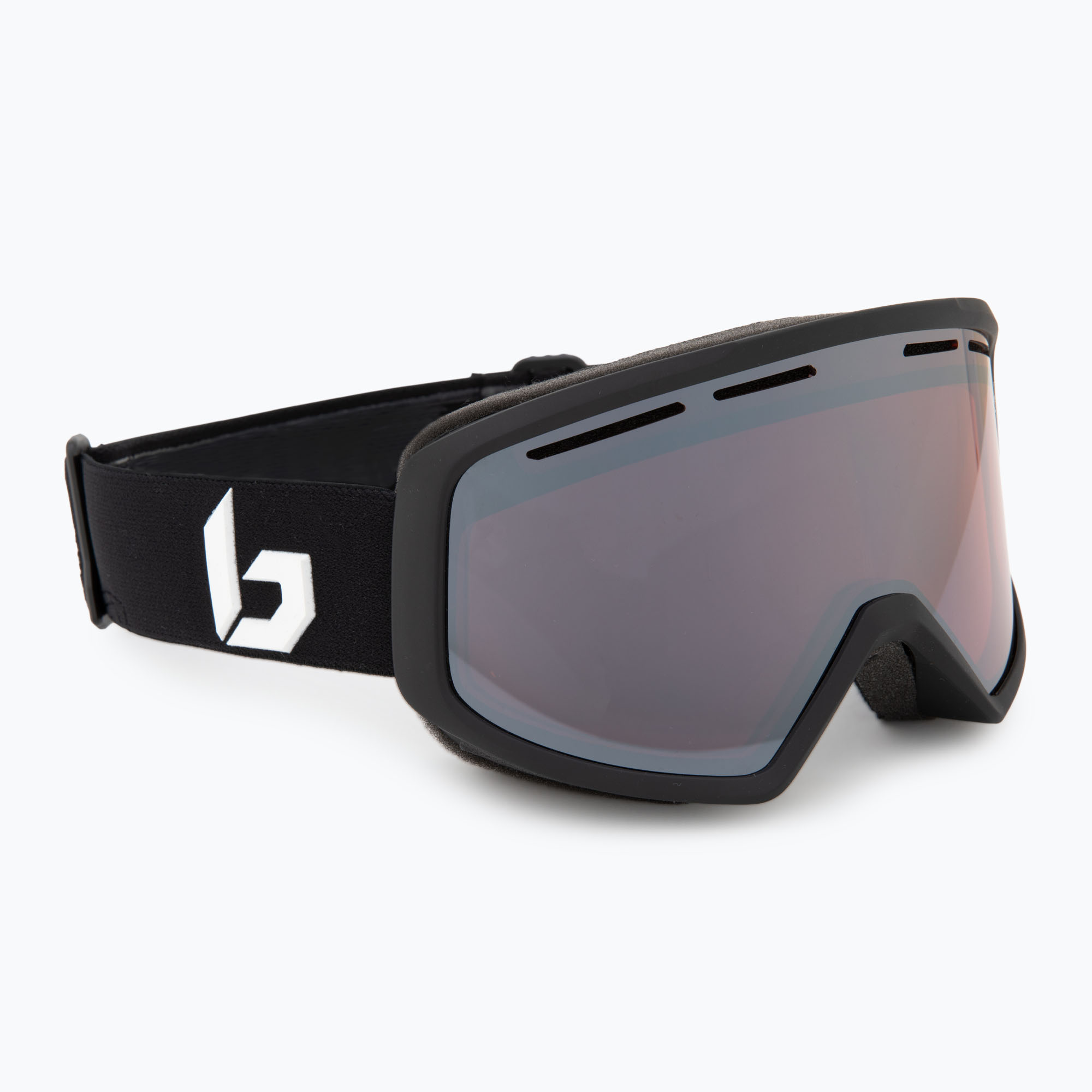 Bollé Cascade black matte/vermillon gun ski goggles (M)