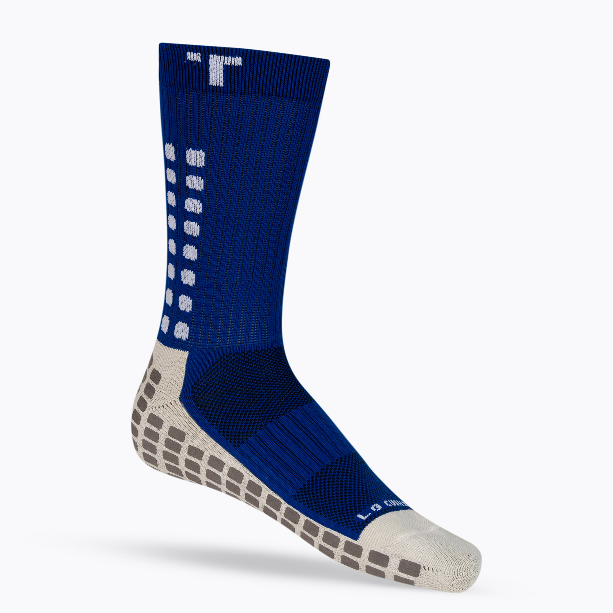 TRUsox Mid-Calf Cushion blue football socks CRW300 (43.5-46 EU)