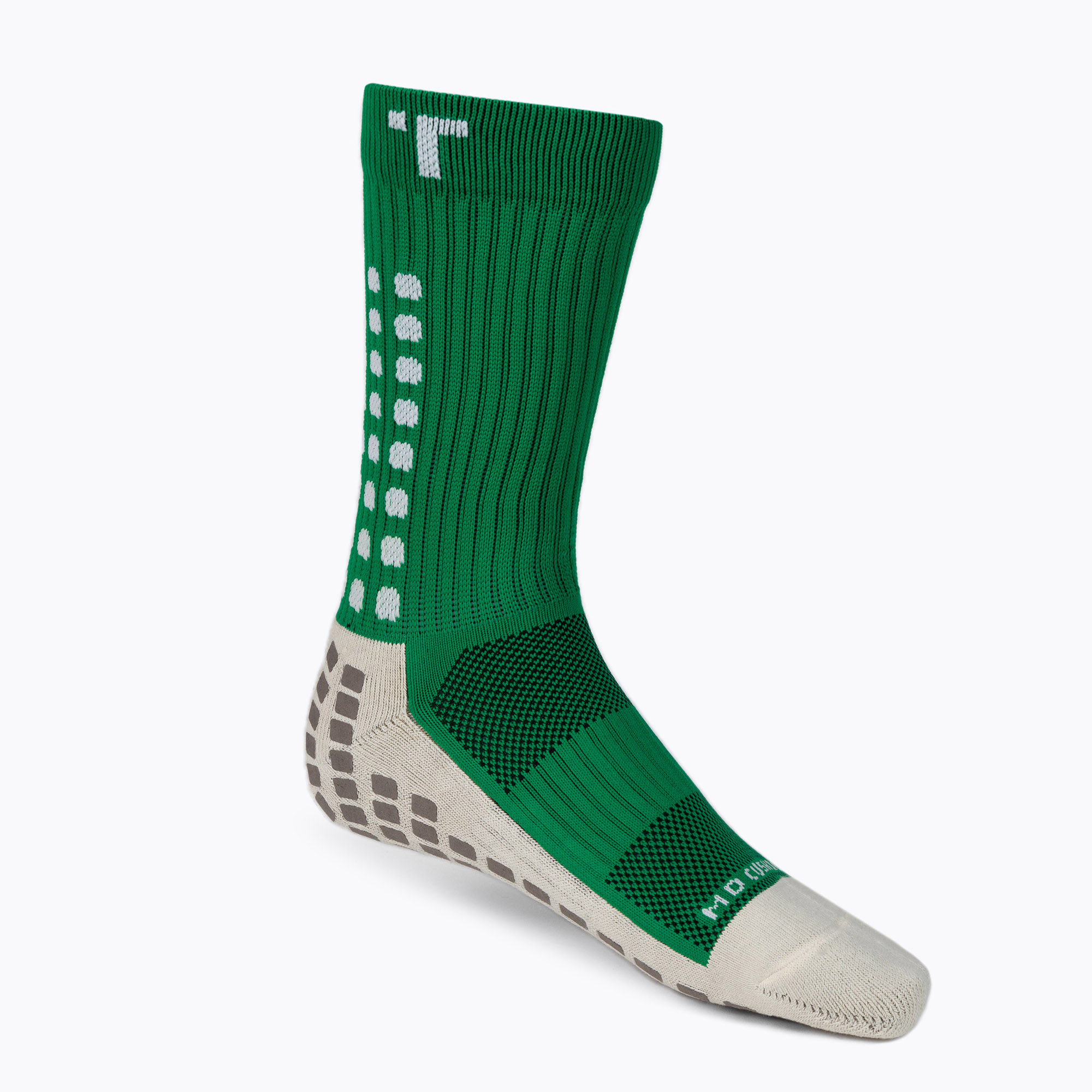 TRUsox Mid-Calf Cushion green football socks CRW300 (34-38 EU)