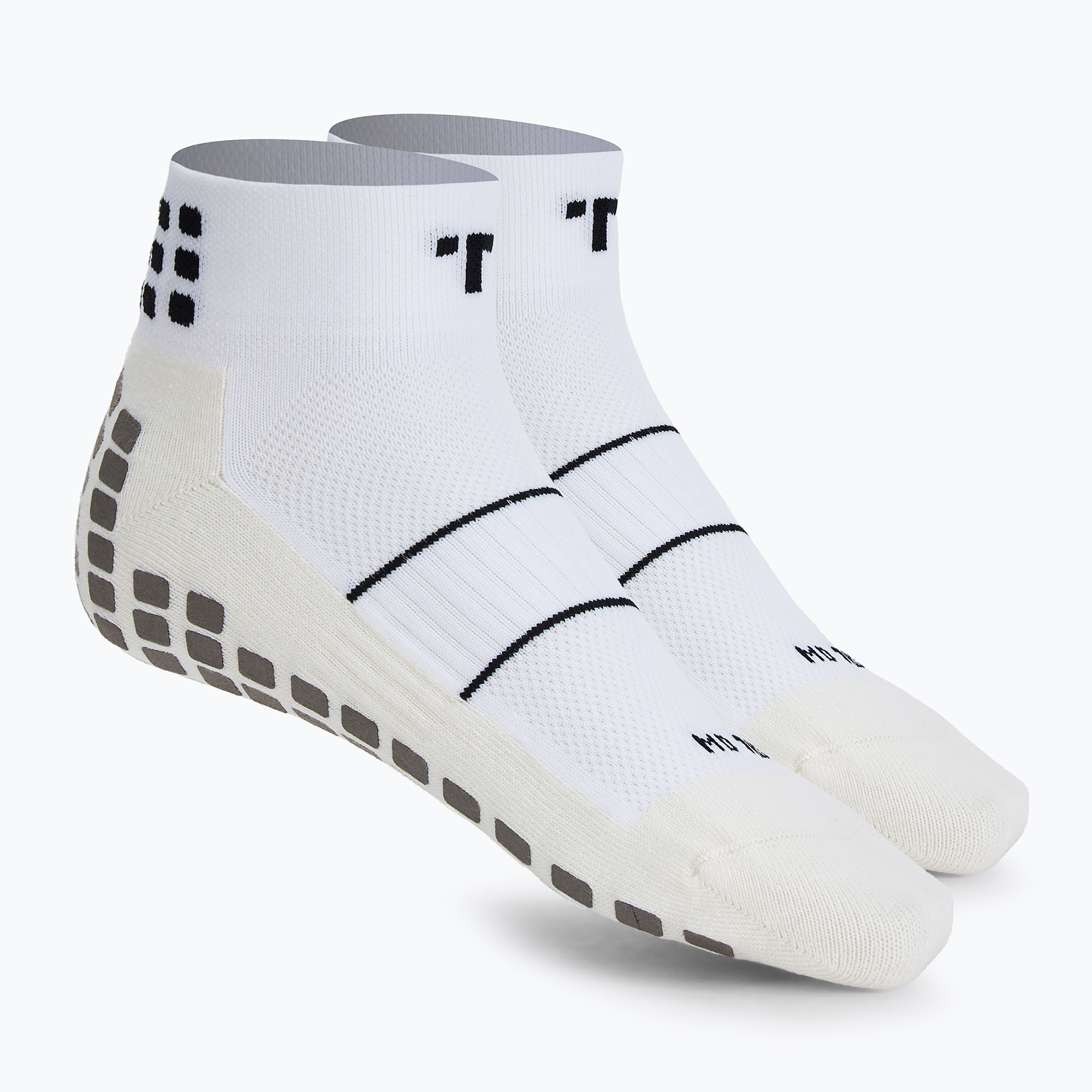 TRUsox Ankle Length Thin 3.0 white/black football socks (43.5-46 EU)