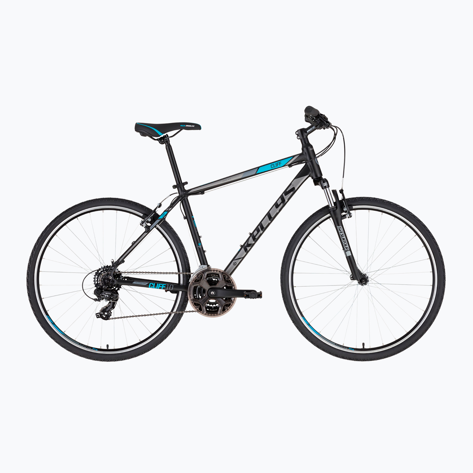 Kellys Cliff 10 cross bike black/blue (S)