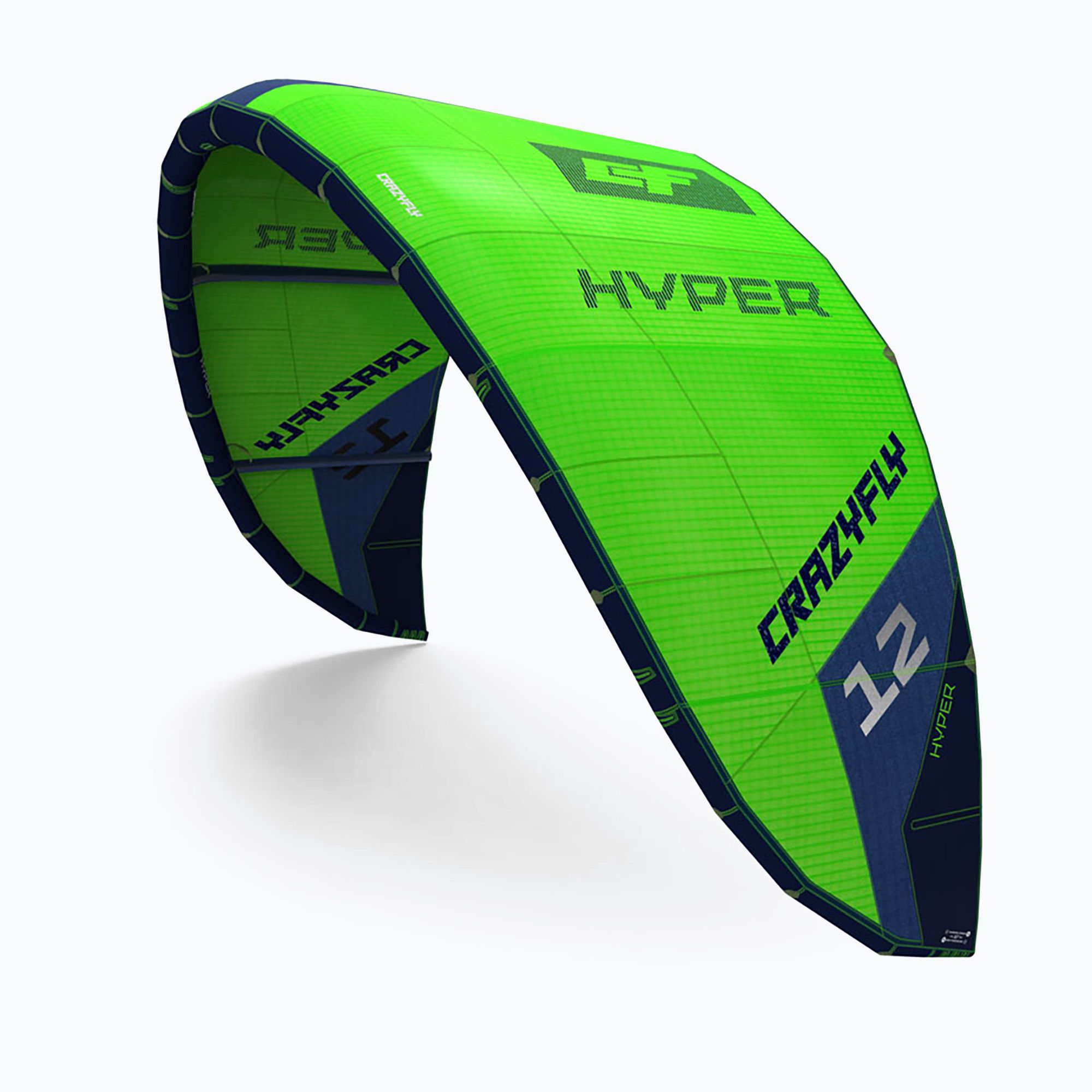 CrazyFly Hyper green kitesurfing kite T001-0118 (10 m)