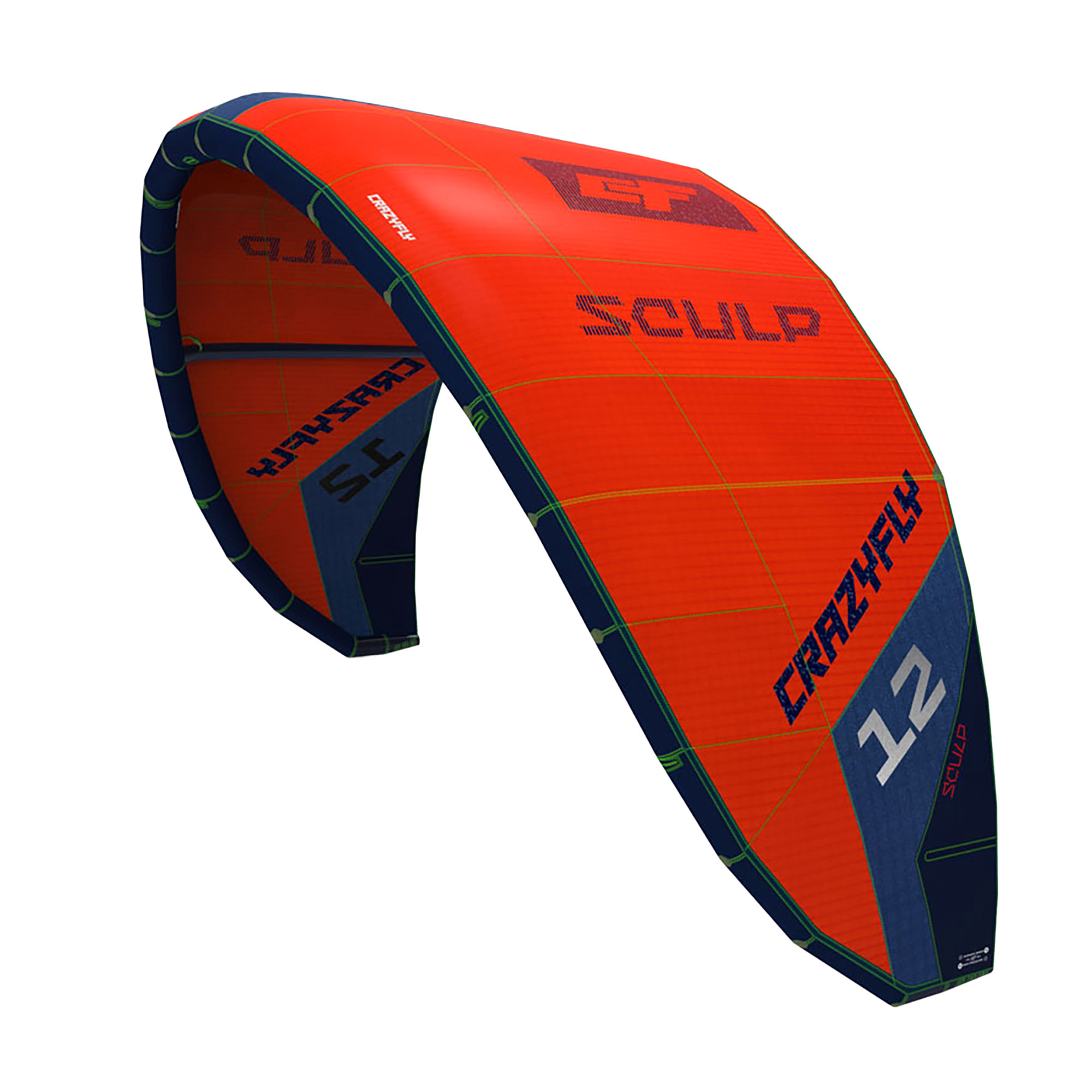 CrazyFly Sculp kite kitesurfing red T001-0121 (10 m)