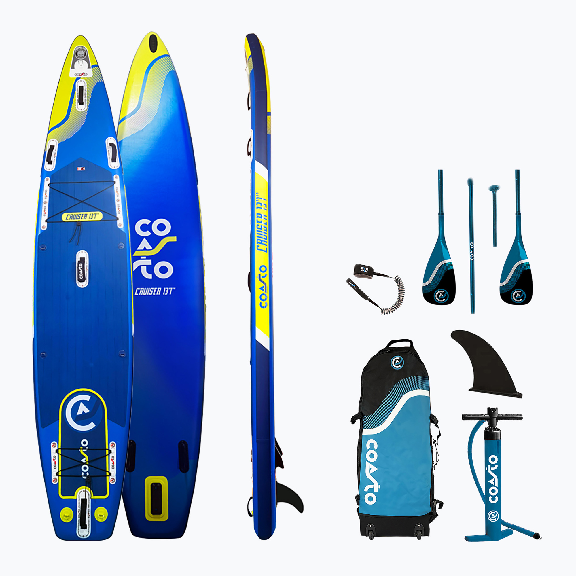 Coasto Cruiser SUP board 13'1'' blue (398 cm)