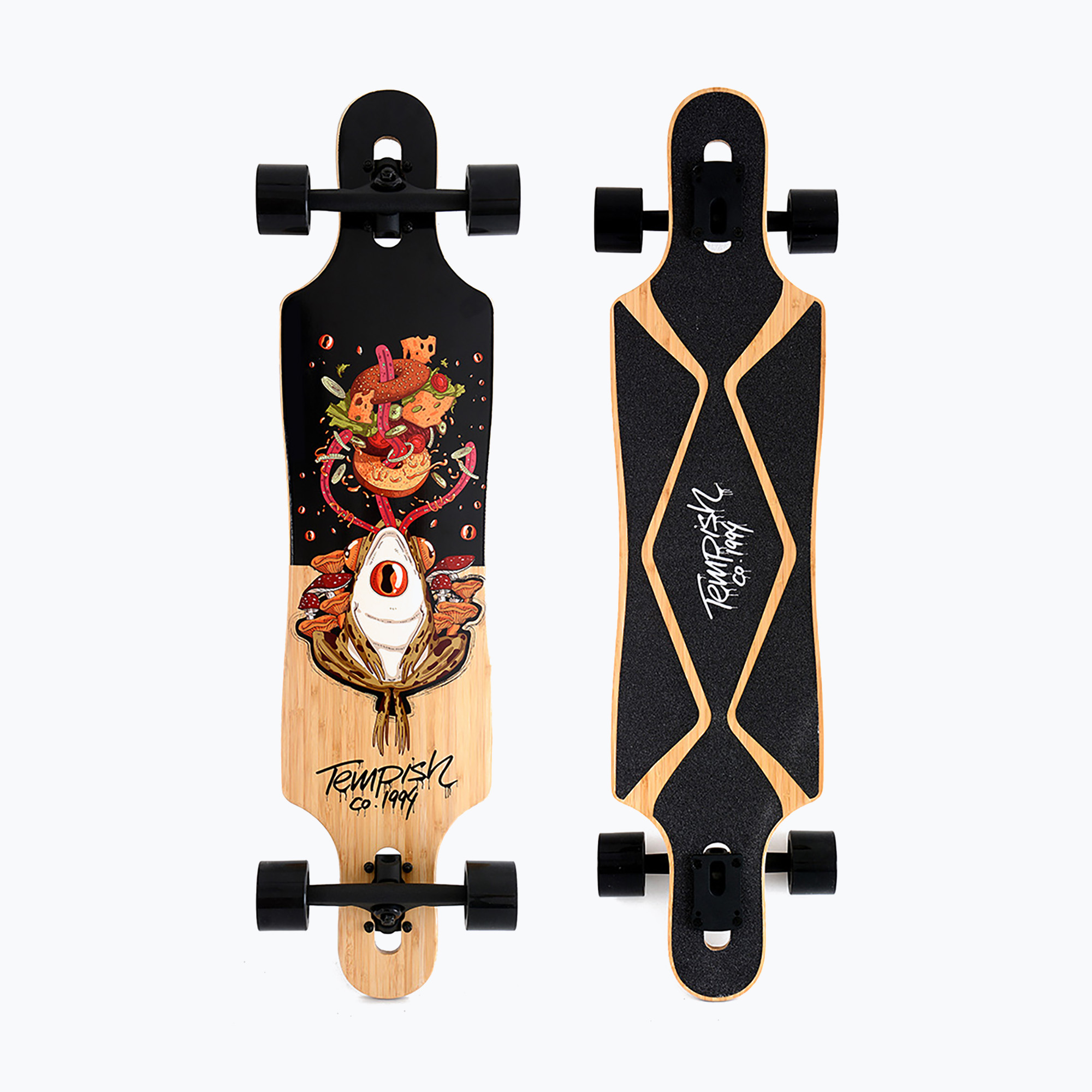 Tempish Frogman longboard skateboard (38" x 9")