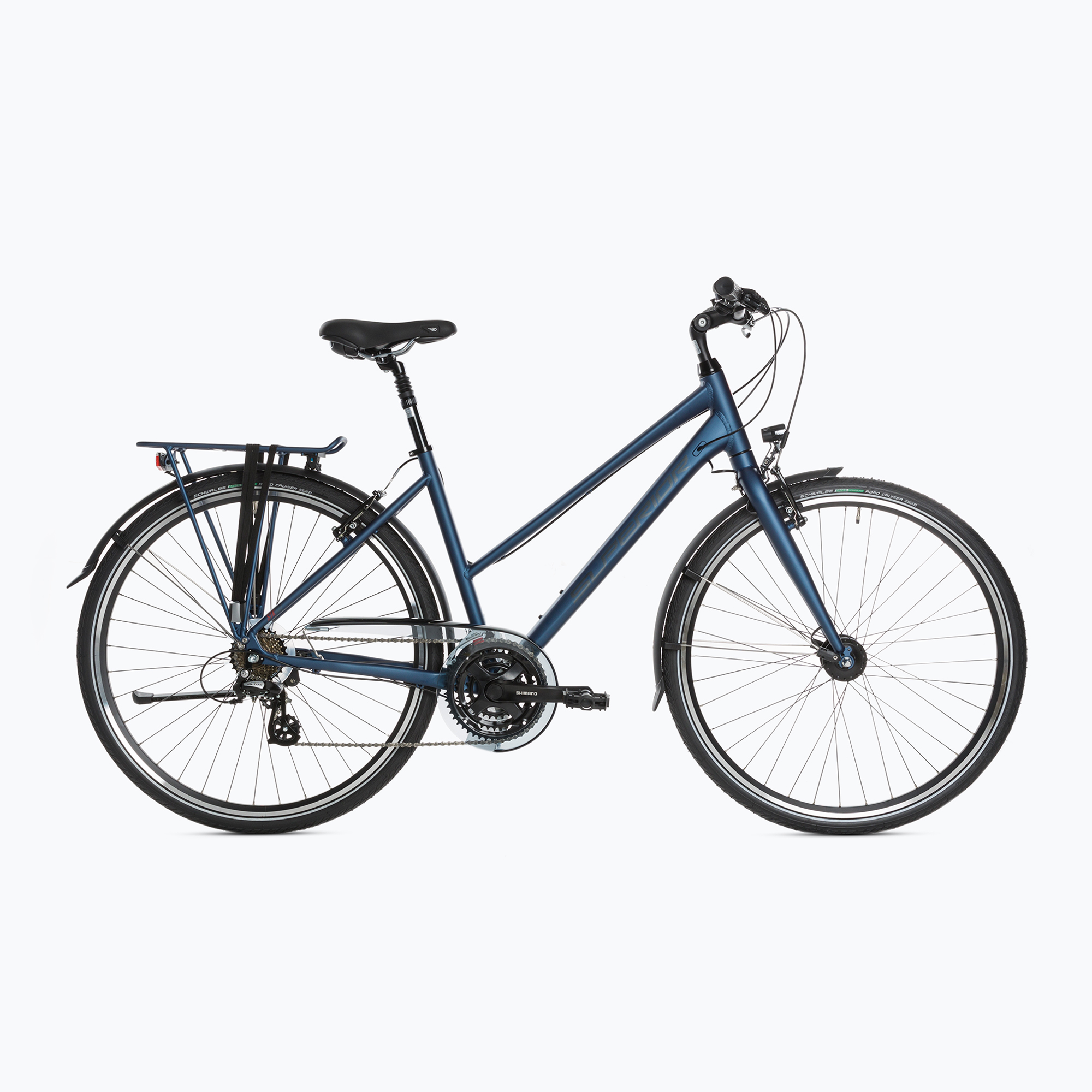 Women's city bike Superior STK 100 L matte dark blue (19.0" (L))
