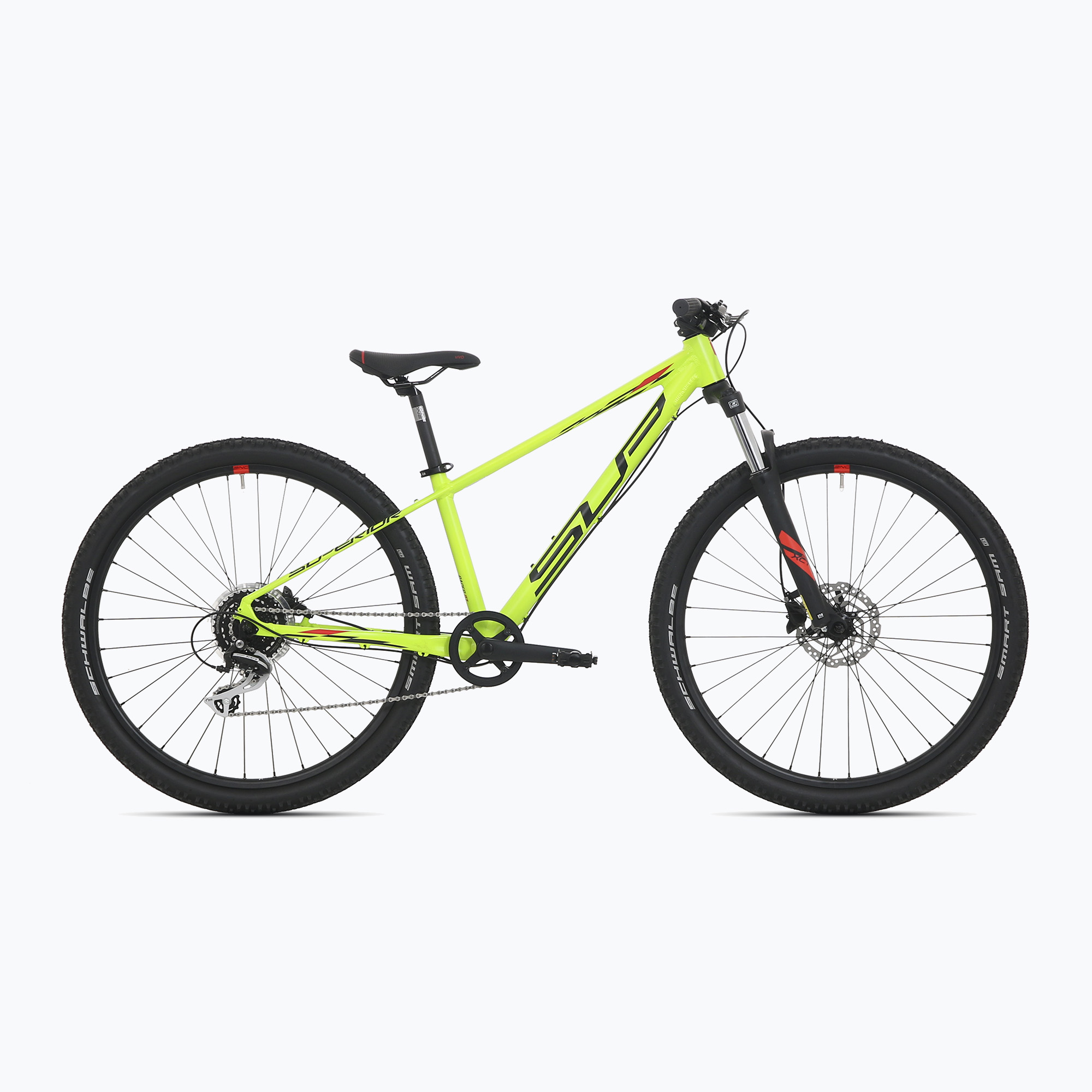 Children's bicycle Superior RACER XC 27 DB matte lime/red (15.5" (S))