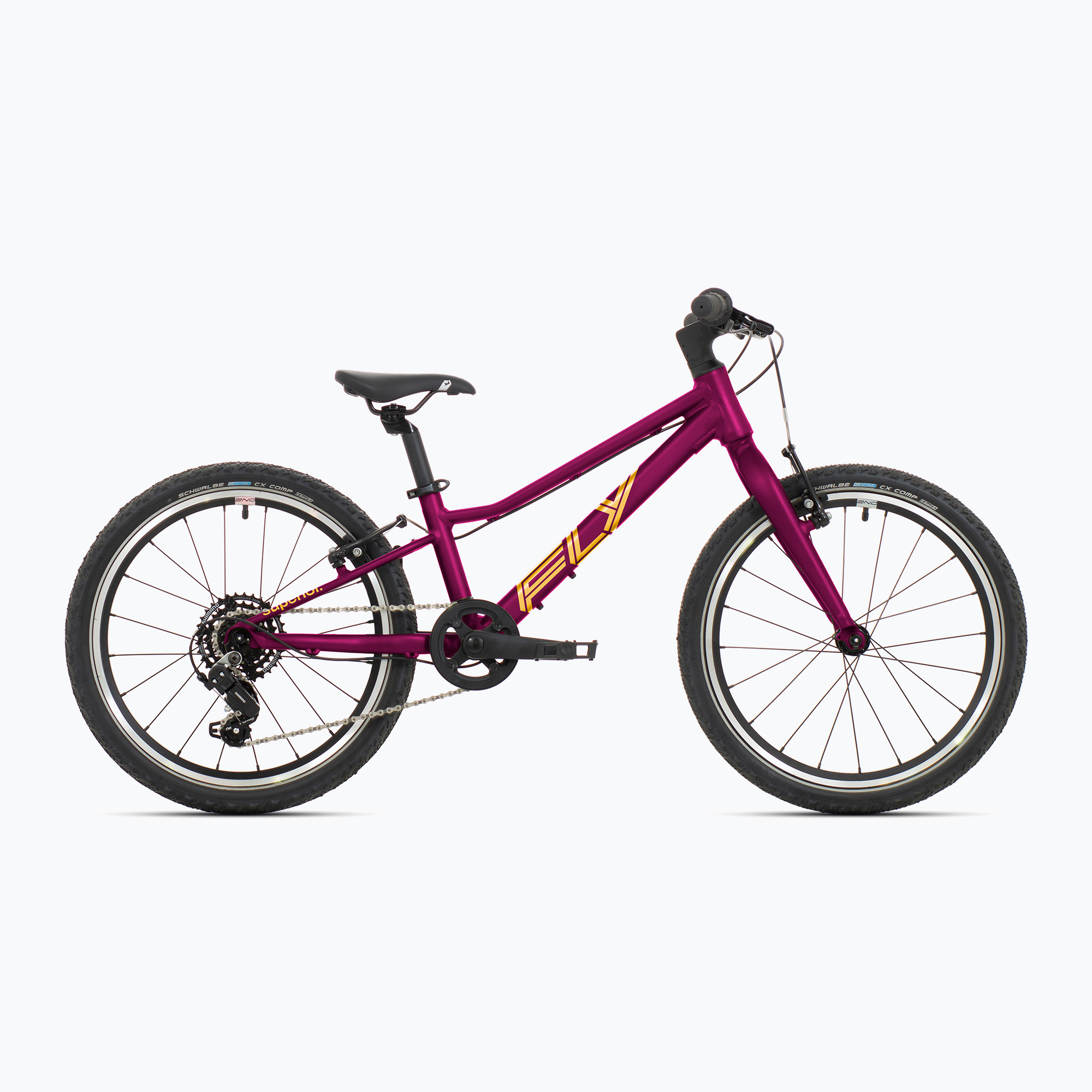 Children's bicycle Superior F.L.Y. 20 VB matte purple (9.0")