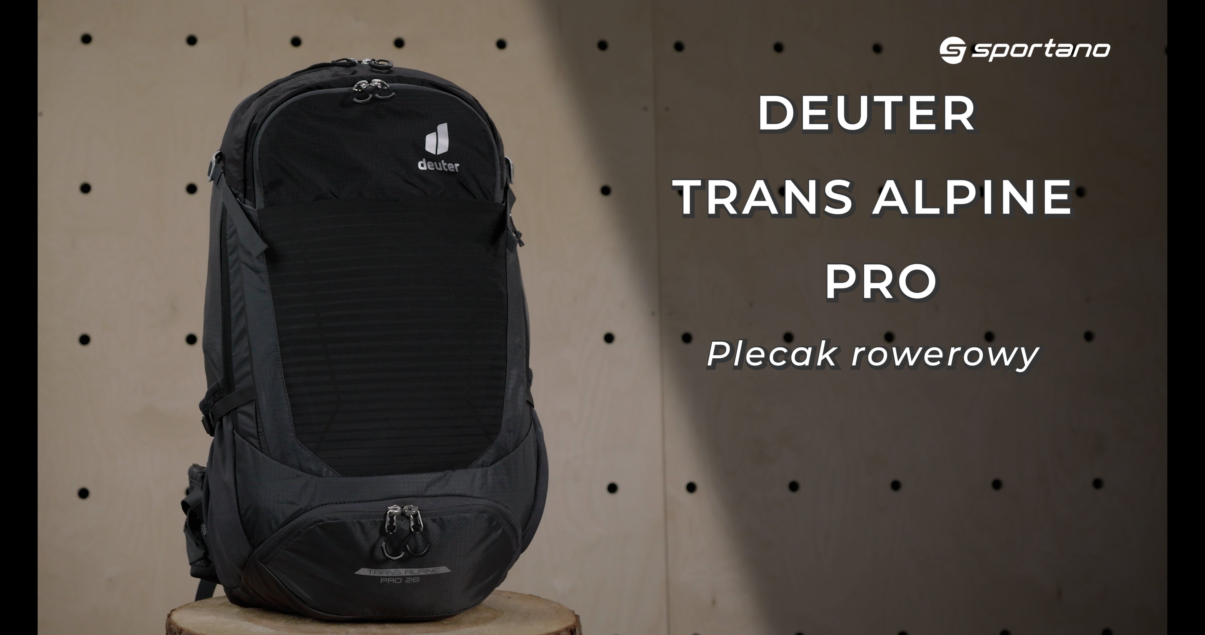 Deuter Trans Alpine Pro 28 l bicycle backpack black 3201121