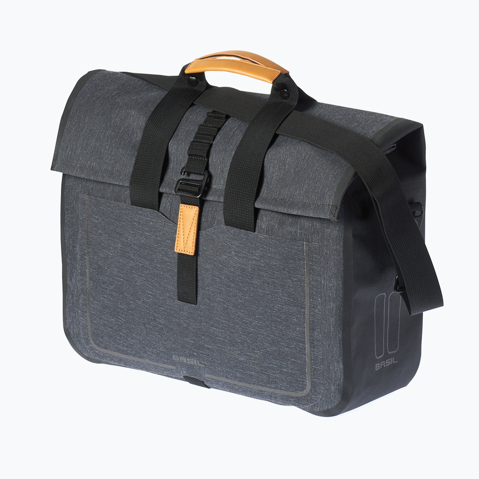 Basil Urban Dry Busy bike rack bag 20 l charcoal melee (20 l)