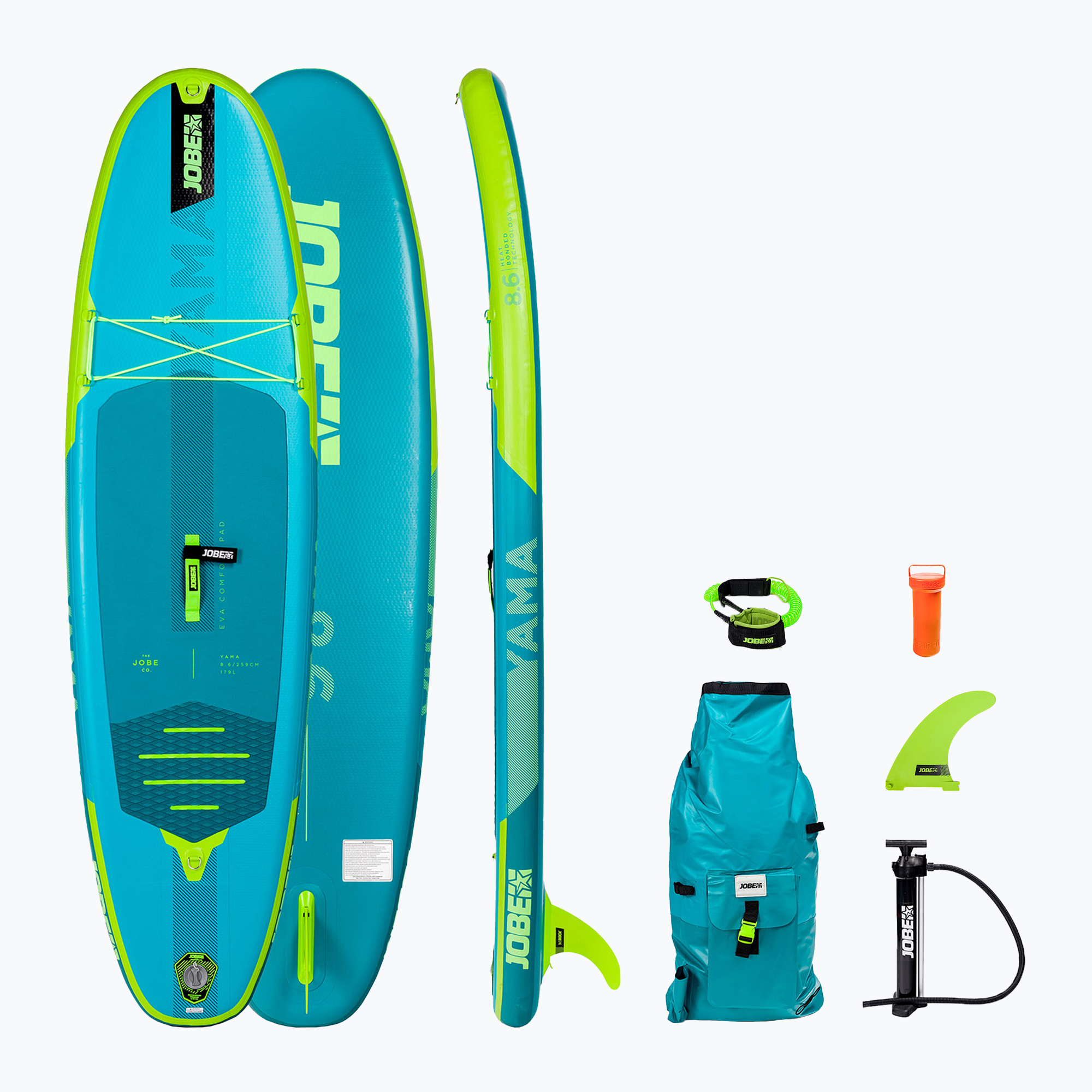 SUP board JOBE Aero Yama 8'6" green 486421009 (259 cm)