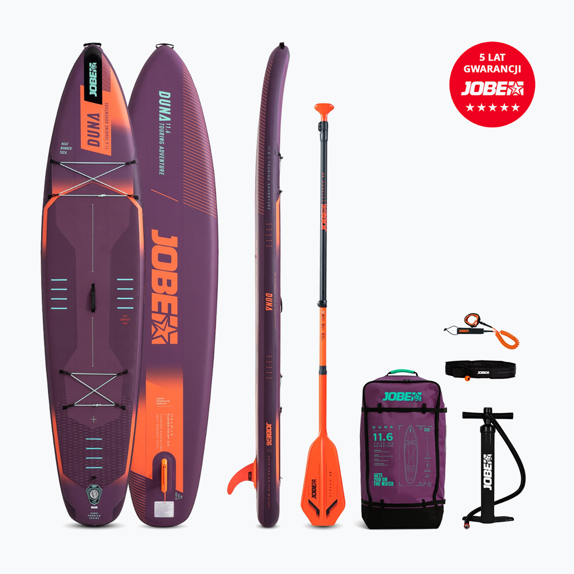 JOBE Aero Duna SUP Board Package 11'6" sunset purple (350 cm)