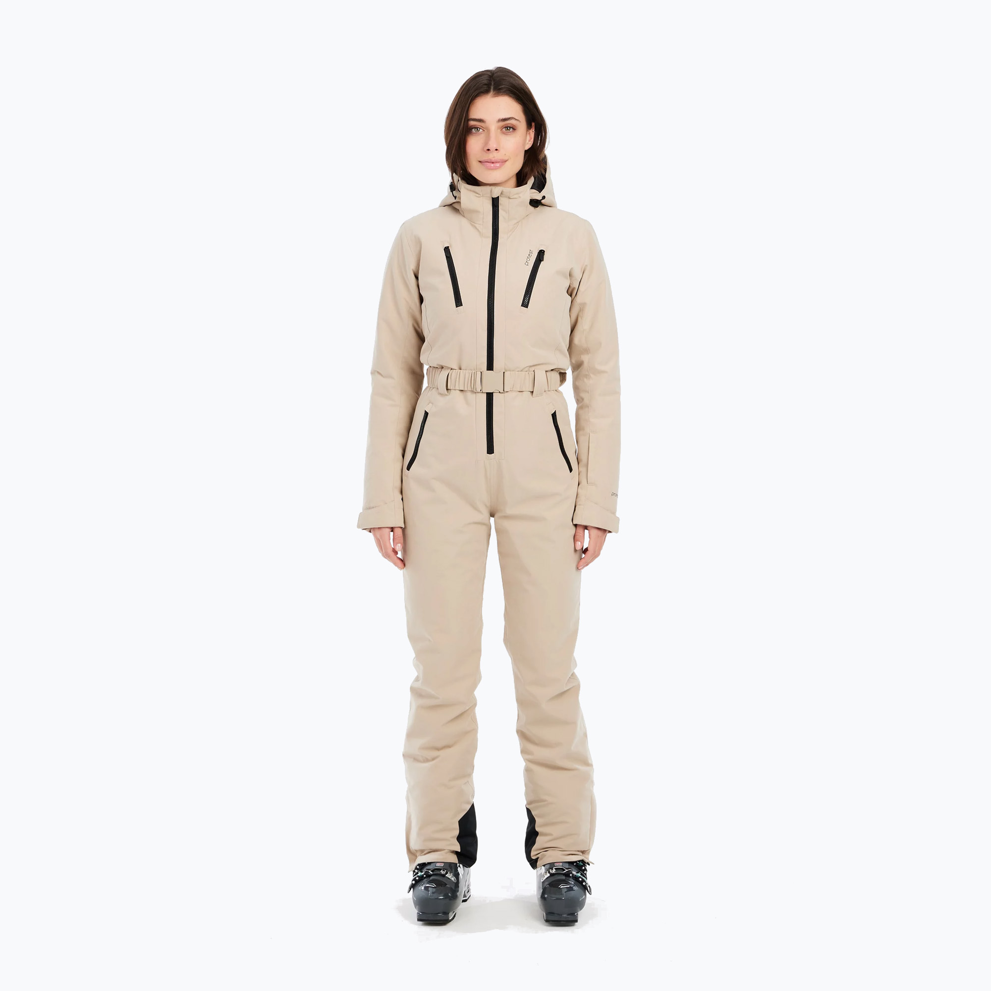 Women's snowboard suit Protest Prtsaga bamboobeige (L)