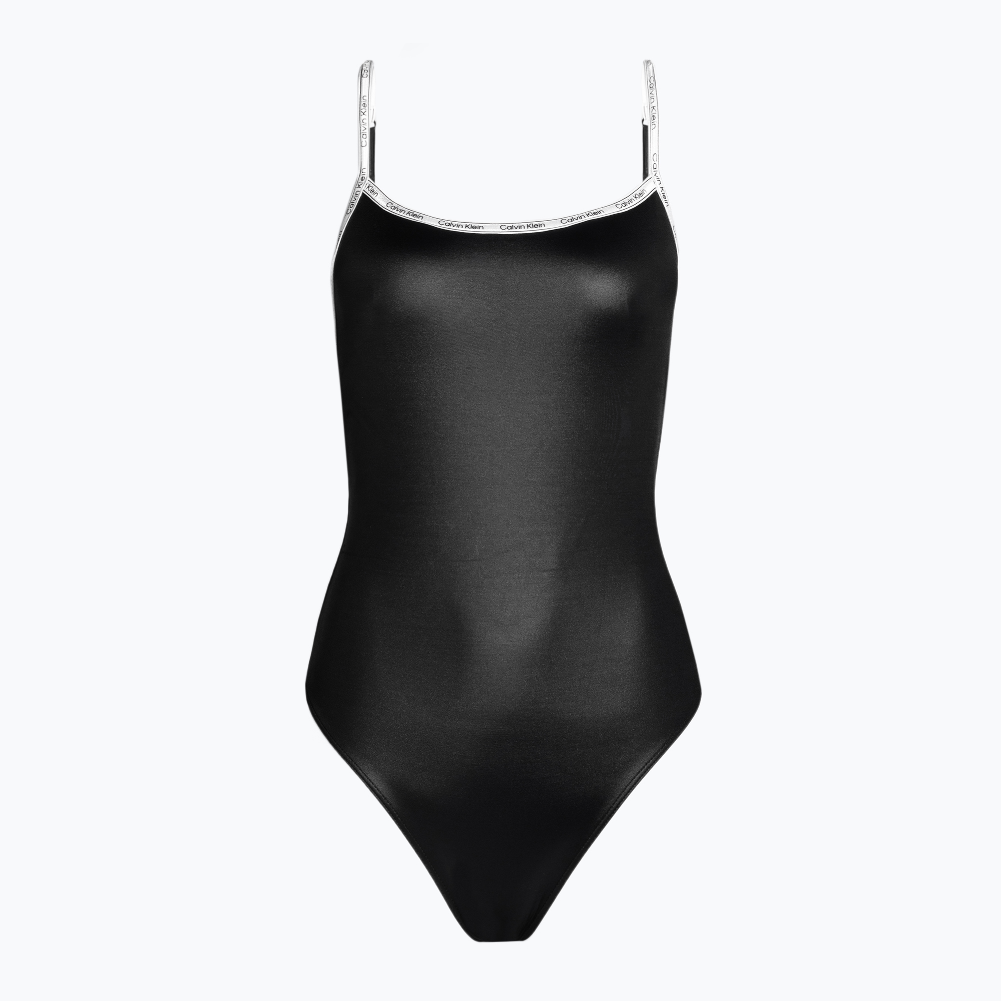 Women's one-piece swimsuit Calvin Klein Scoop One Piece black (S)