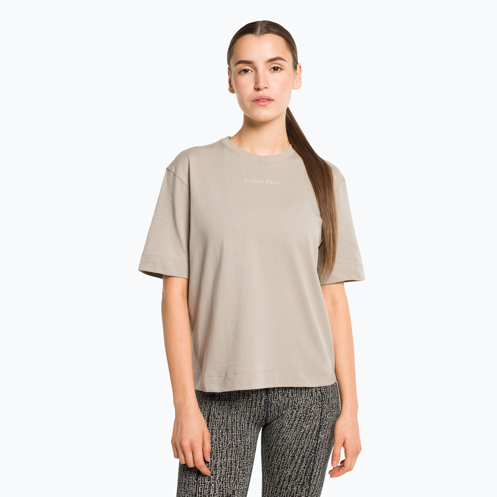 Women's Calvin Klein winter linen T-shirt (L)