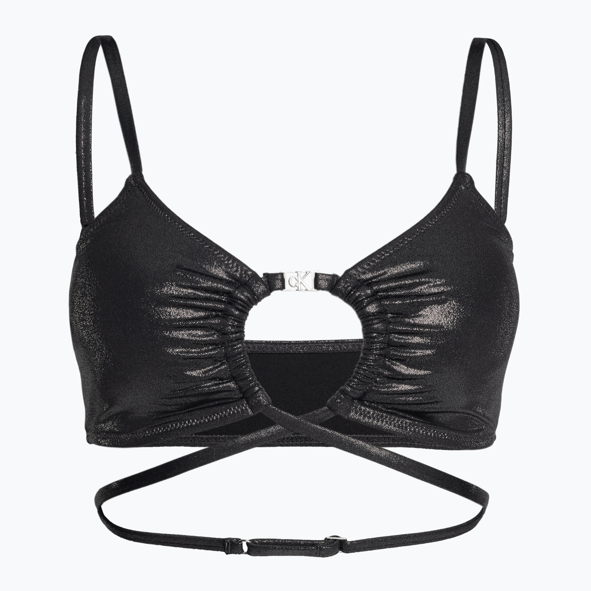 Calvin Klein Bralette-Rp swimsuit top black (M)