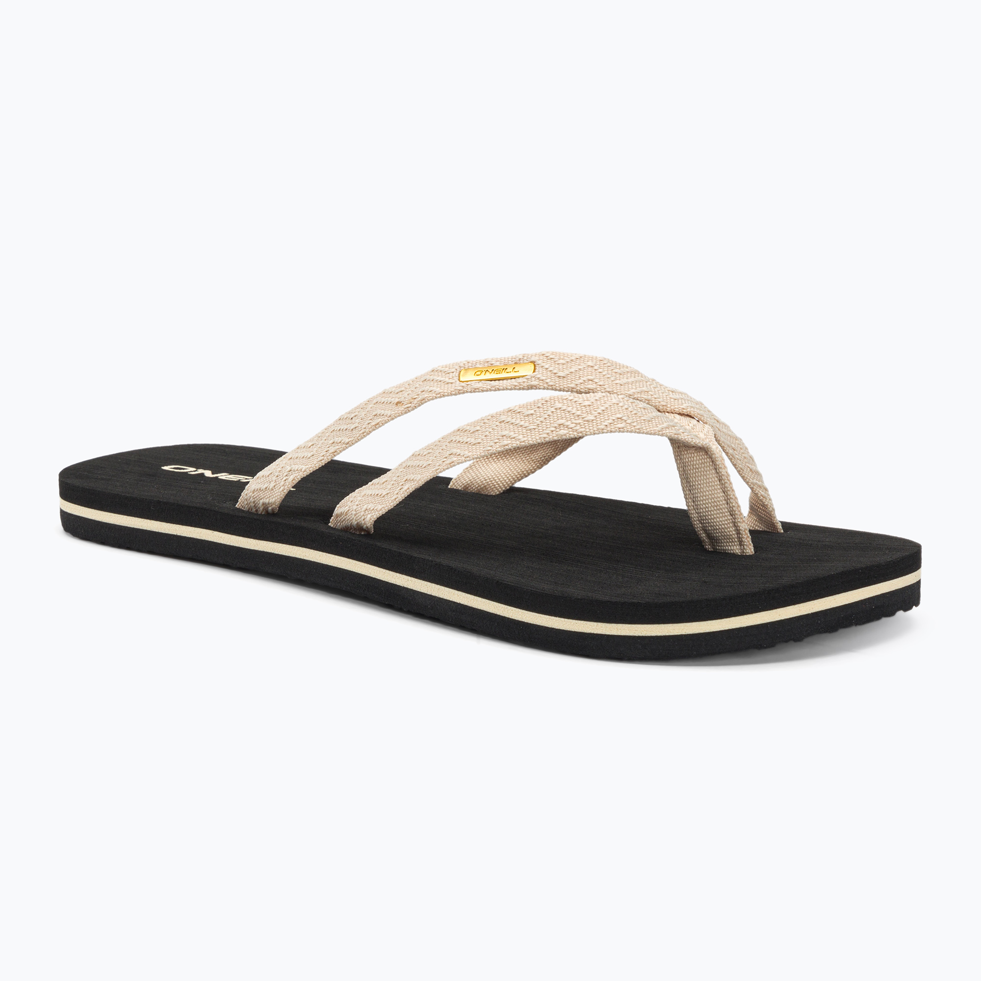Women's O'Neill Ditsy Strap Bloom bleached sand flip flops (37 EU)