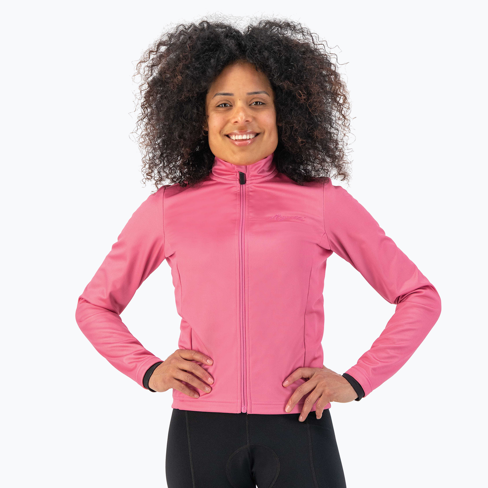 Women's cycling jacket Rogelli Core Winter pink