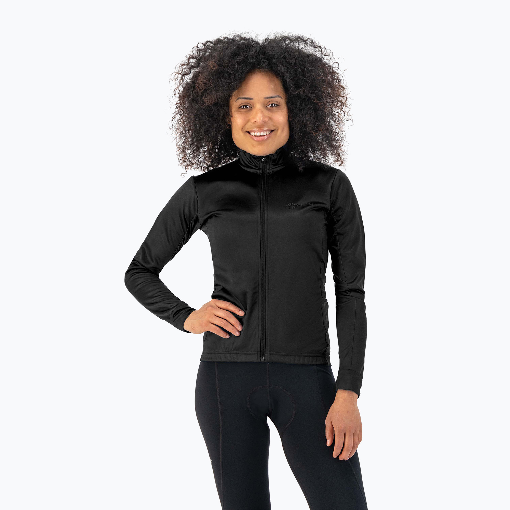 Women's cycling longsleeve Rogelli Core black (M)