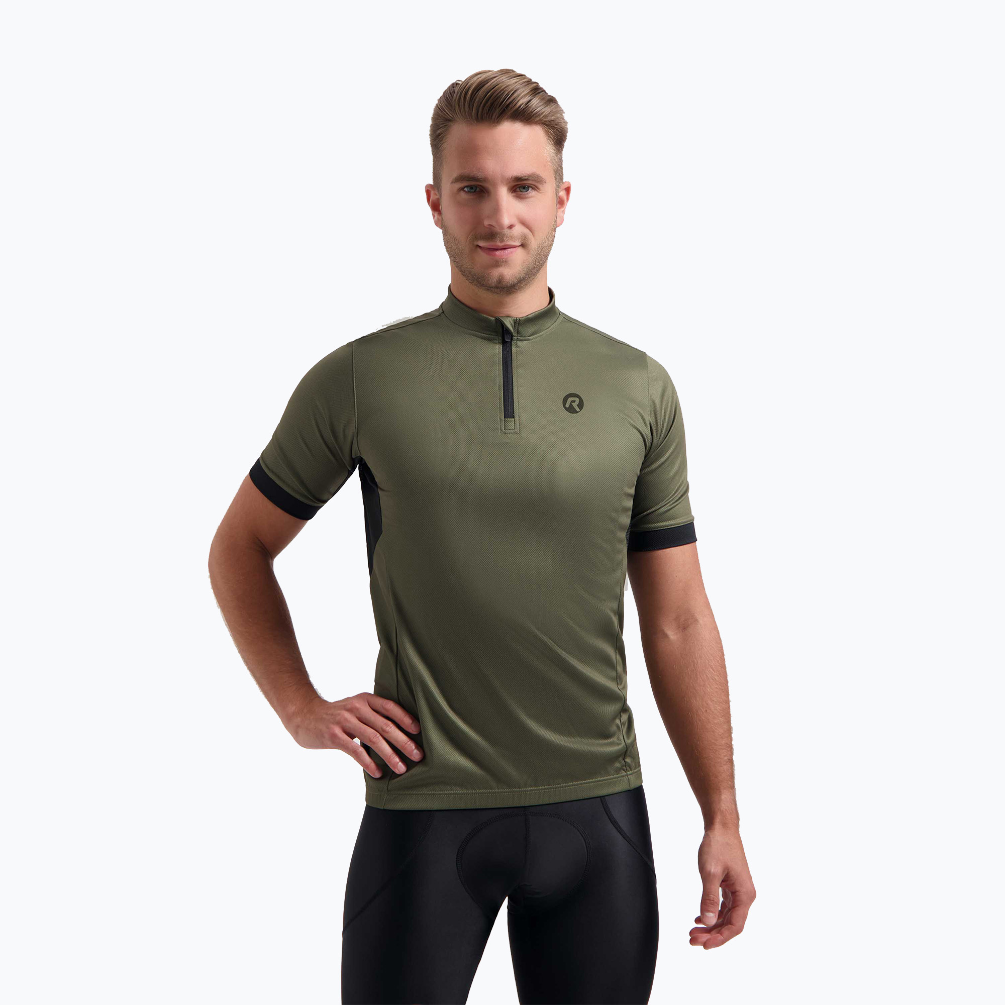 Men's cycling jersey Rogelli Core green (3XL)