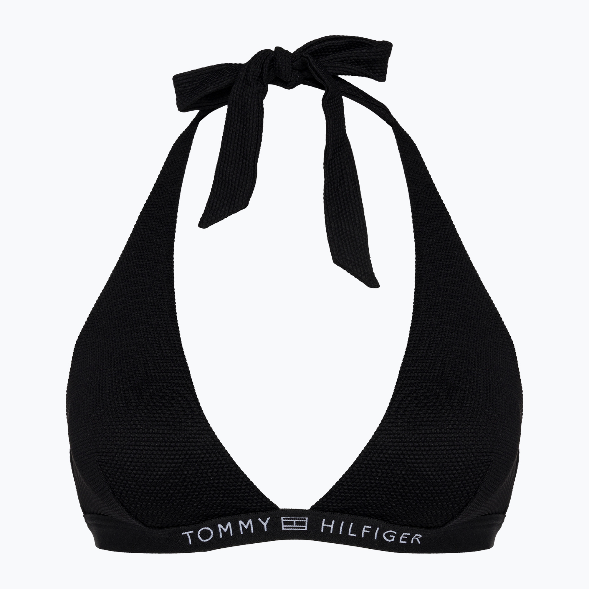 Tommy Hilfiger Triangle Fixed Rp swimsuit top black (S)