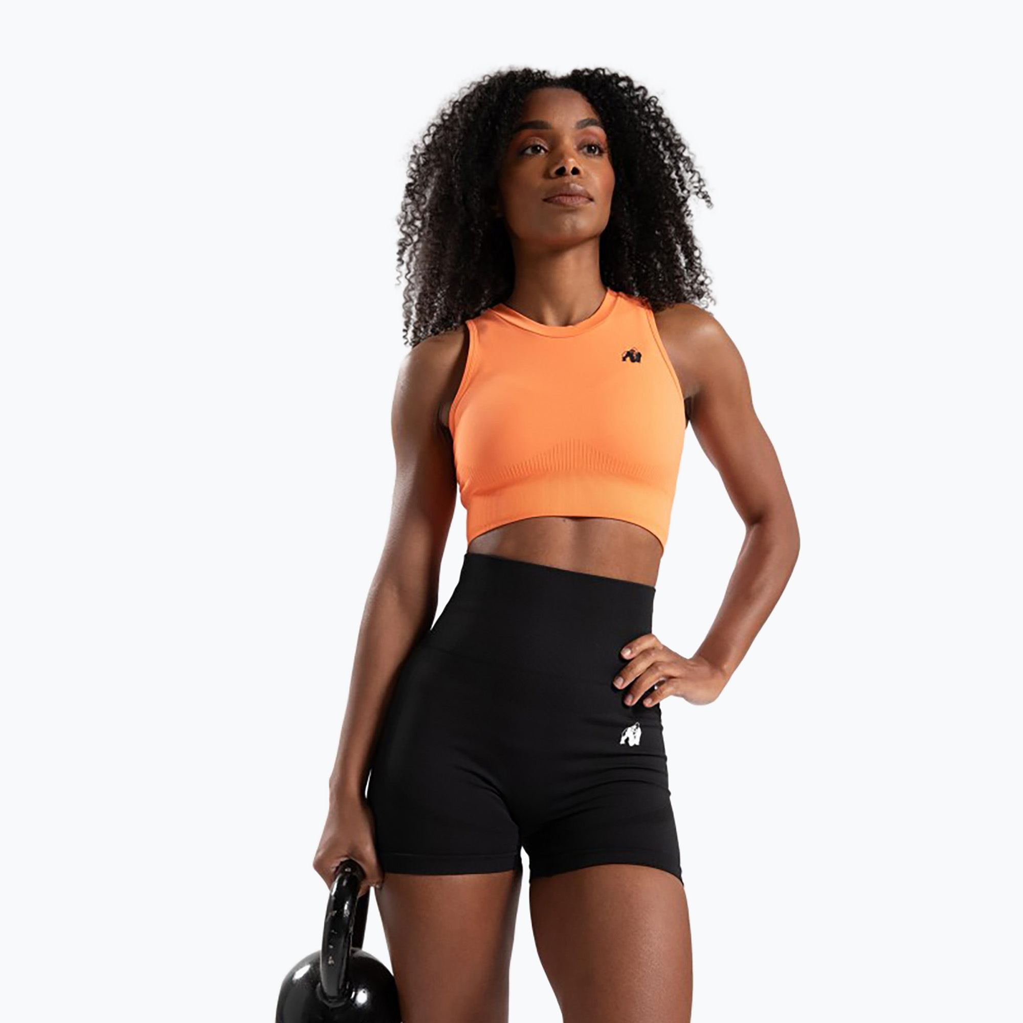 Gorilla Wear women's training top Olivia Crop orange (M/L)