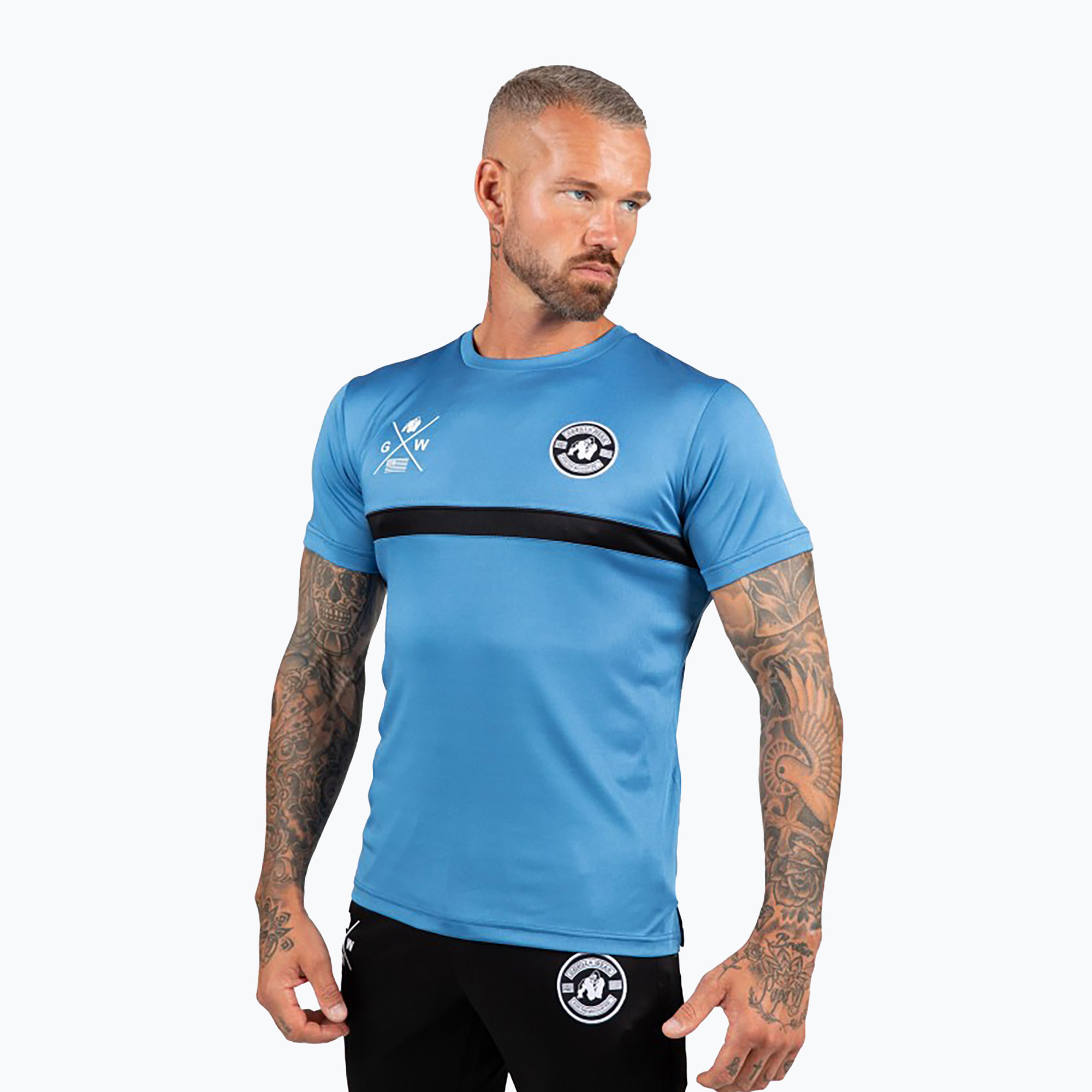 Gorilla Wear men's training shirt Vernon blue (XL)