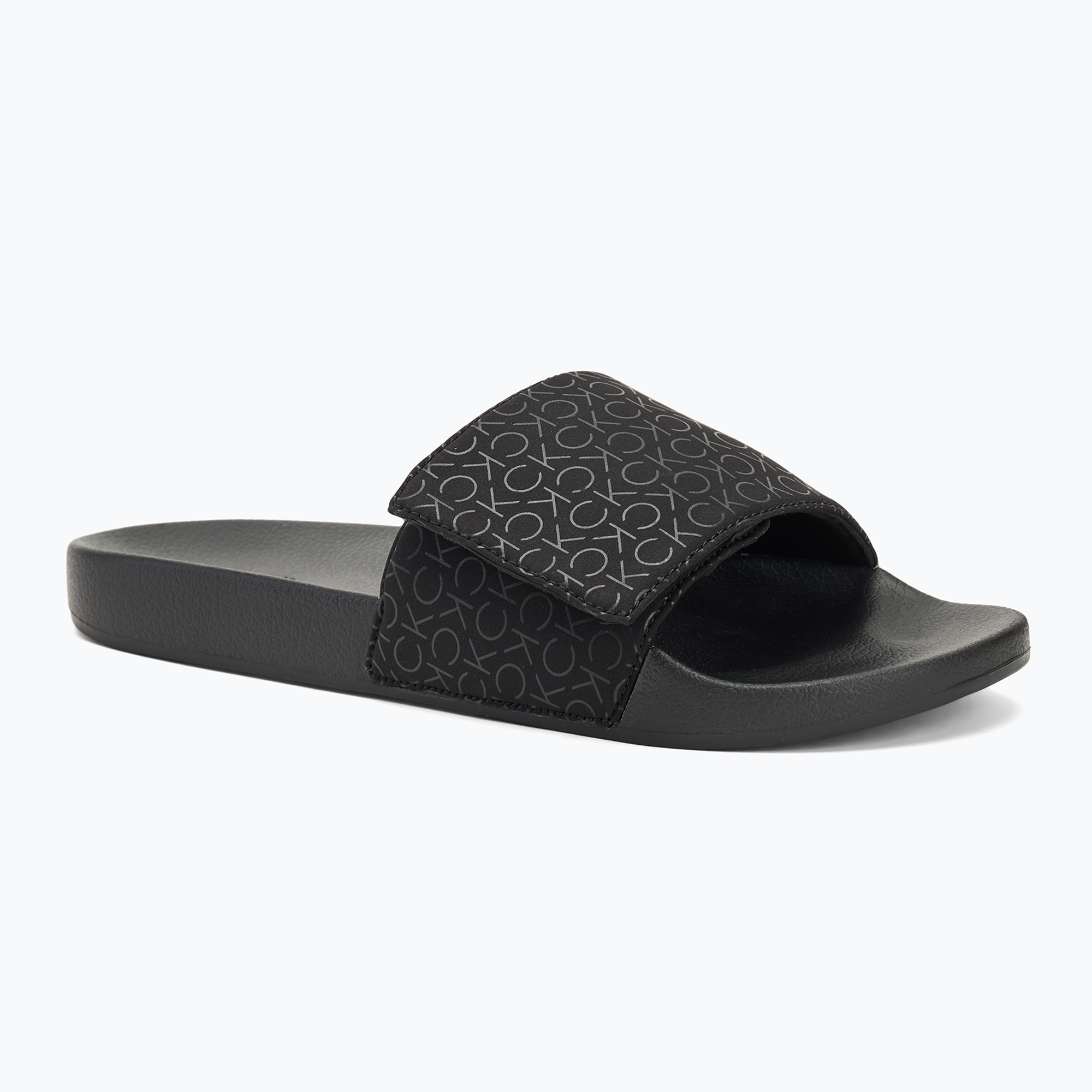 Calvin Klein men's slides HM0HM01671 Pool Slide Mono black mono (43 EU)