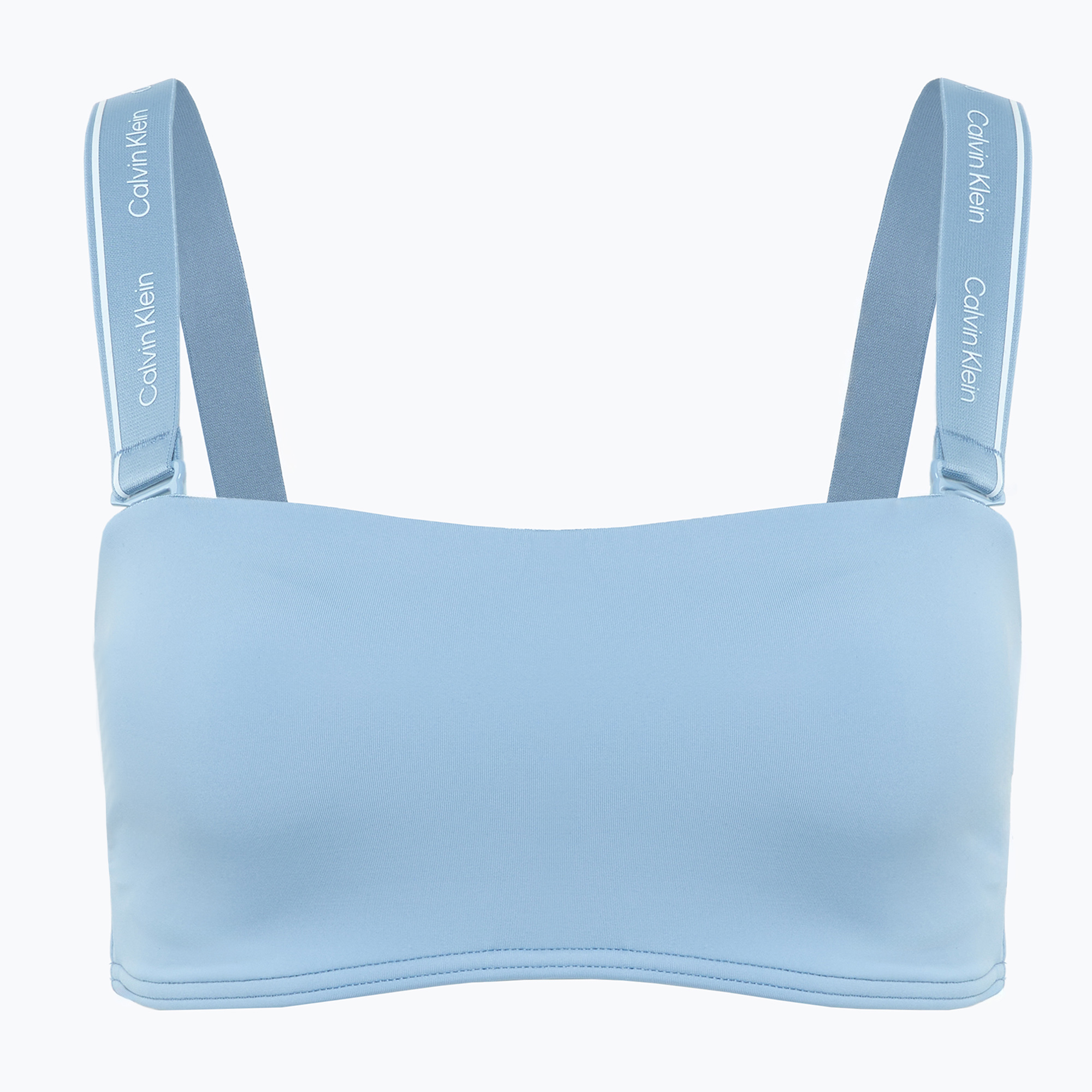 Calvin Klein swimsuit top KW0KW02731 Removable Straps - RP faded denim