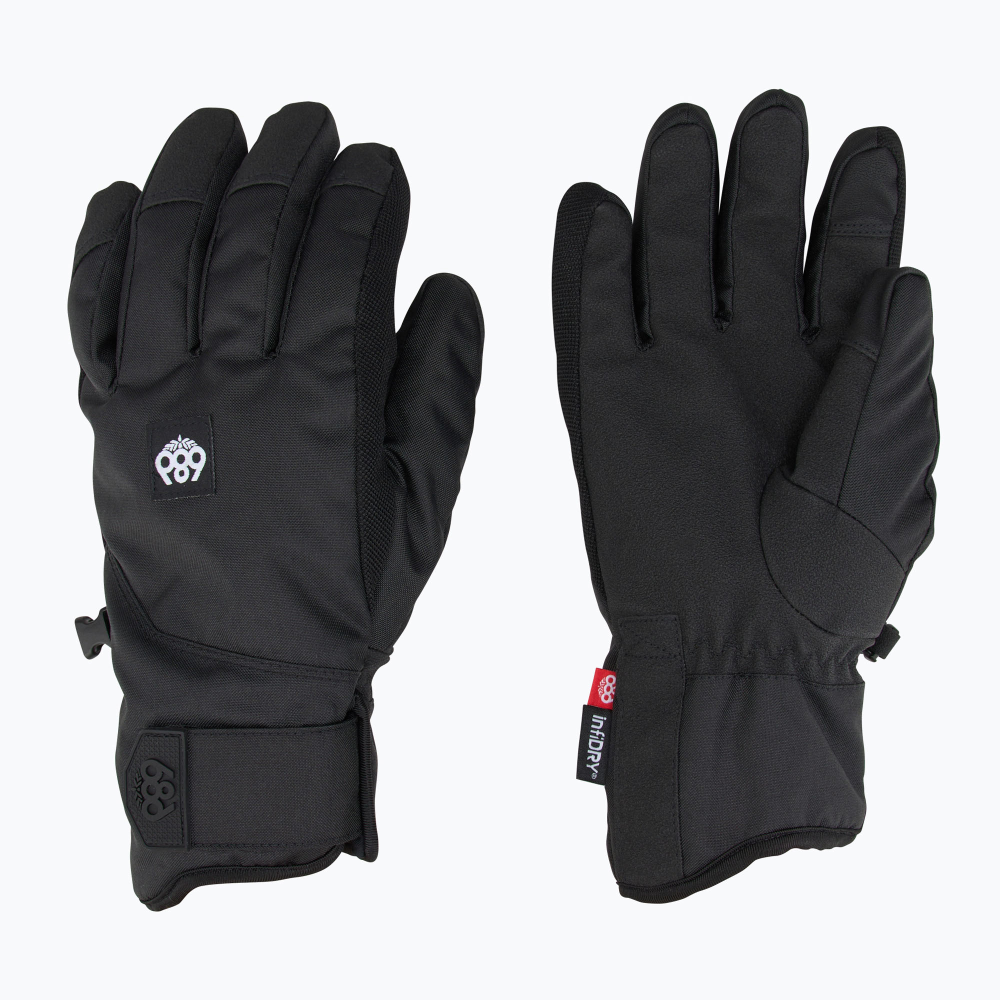 Men's snowboard gloves 686 Primer black (XL)