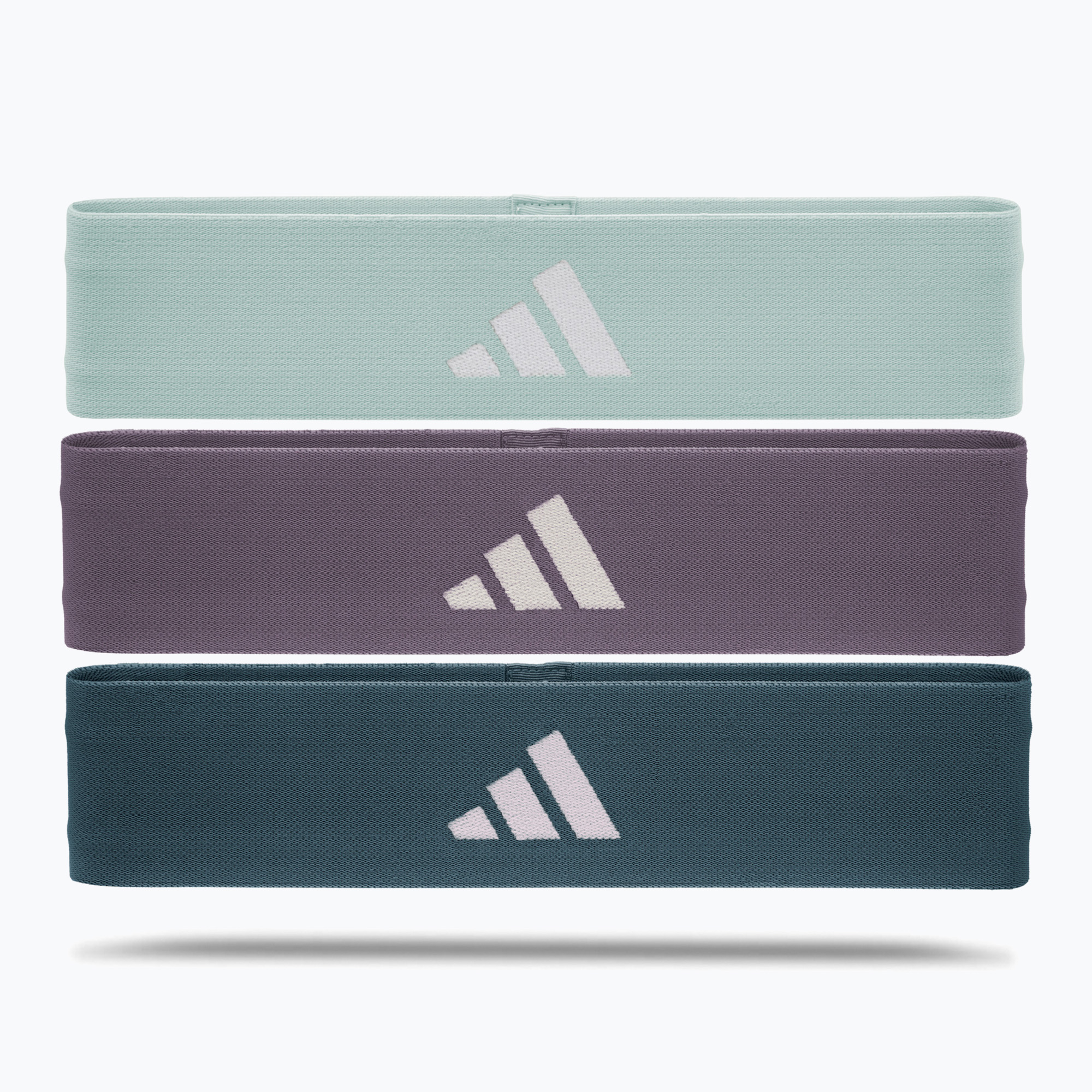 Exercise rubber set adidas Resistance Band 3 pcs. green/ violet/ blue