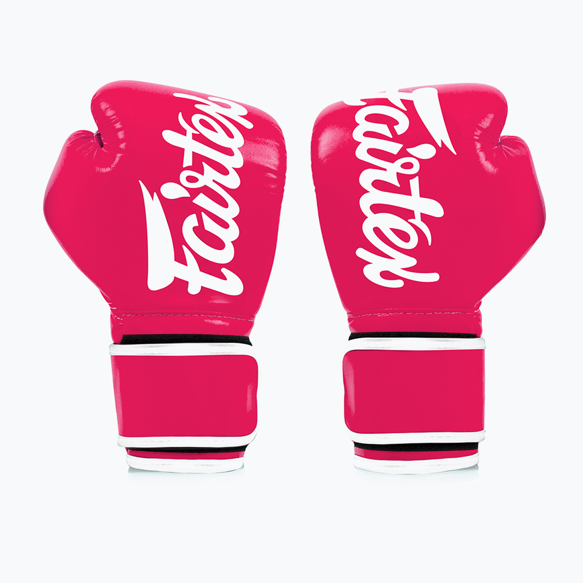 Fairtex Microfiber pink/white bosker's gloves (10 oz)