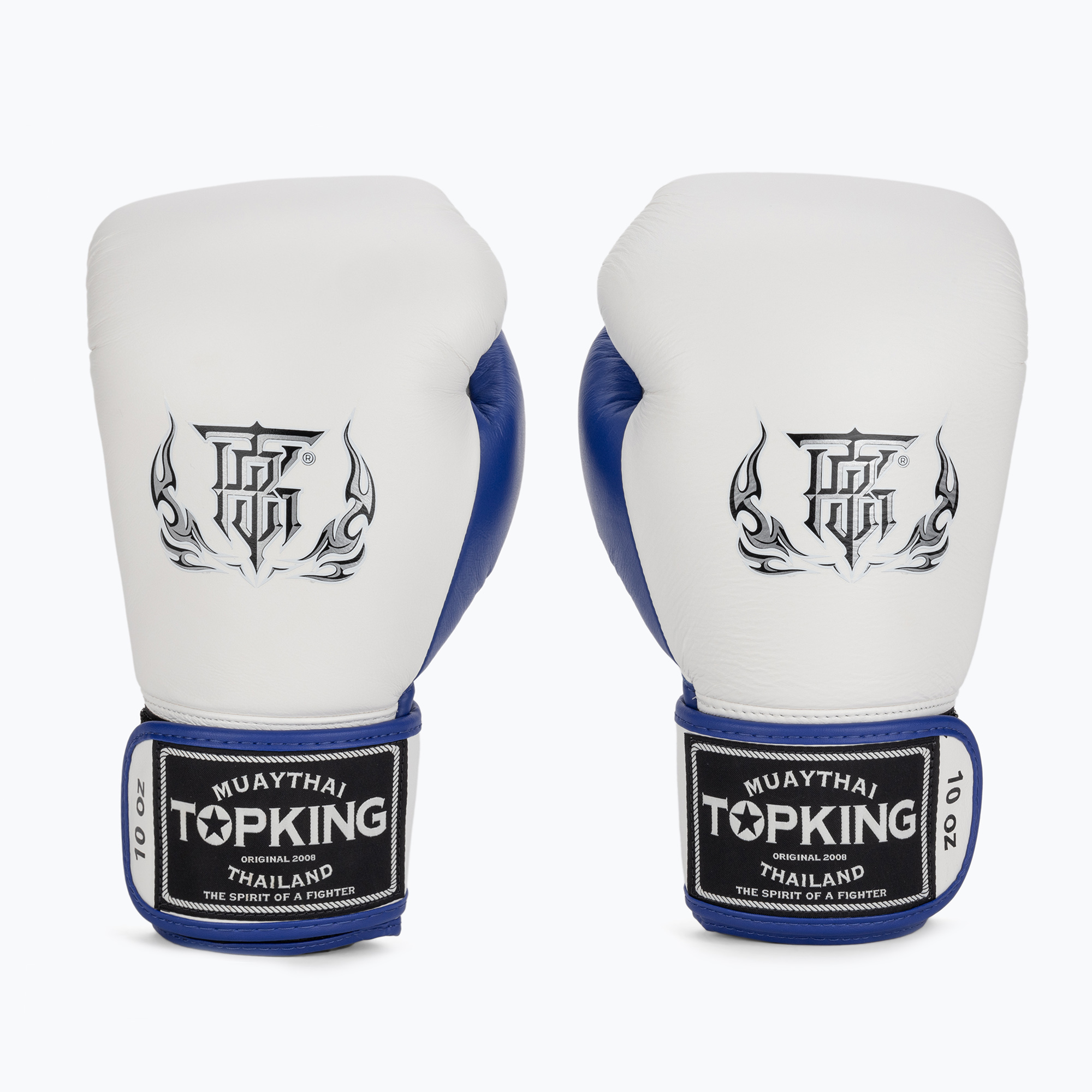 Top King Boxing Reborn white/blue boxing gloves (12 oz)