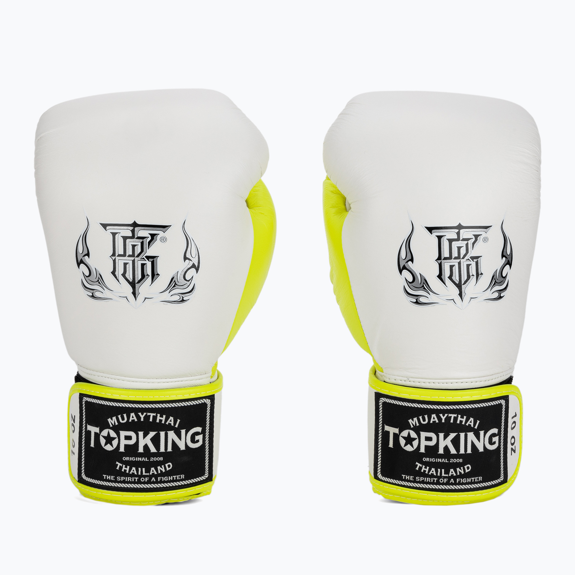 Top King Boxing Reborn white/yellow boxing gloves