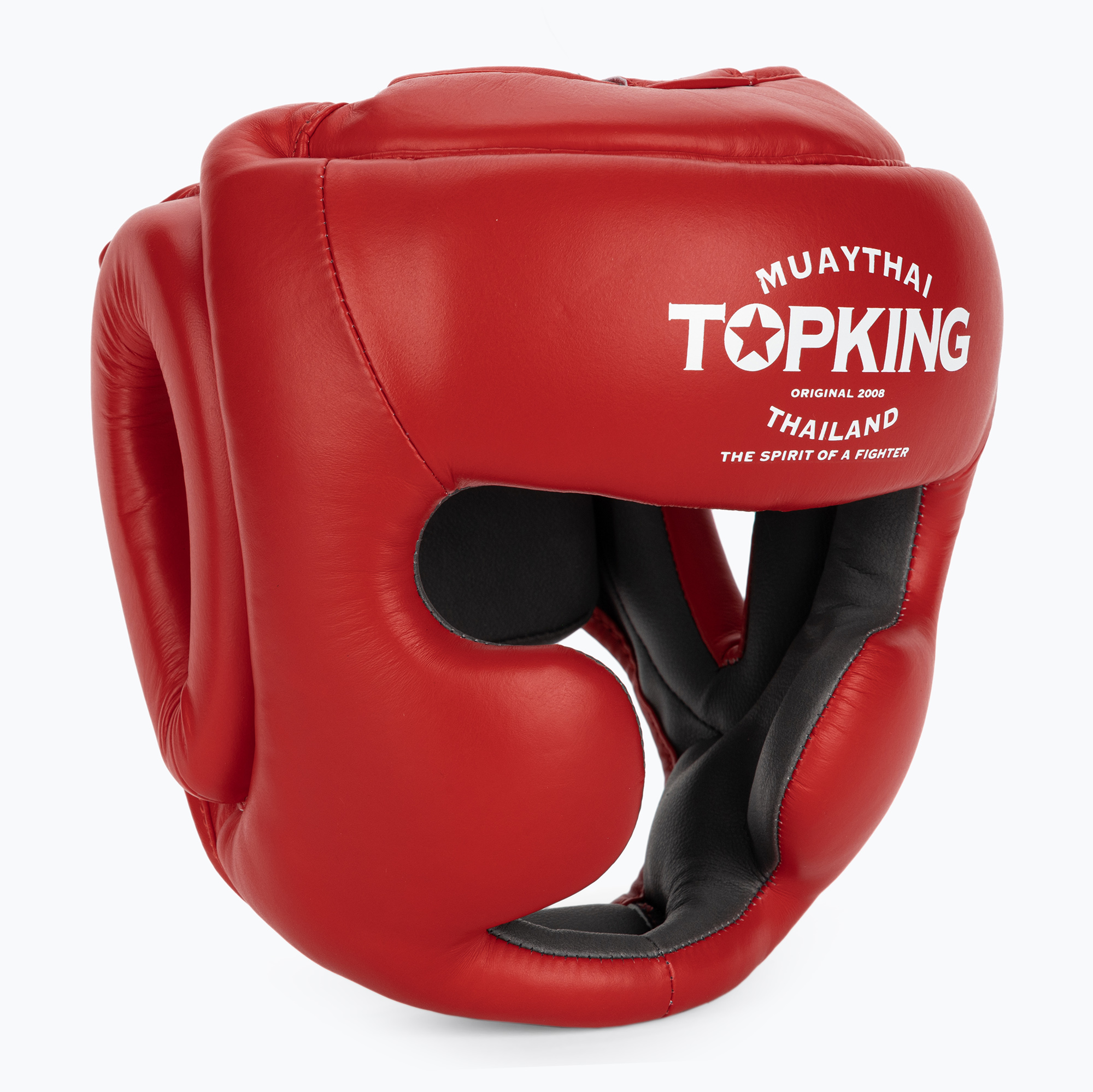 Boxing helmet Top King Full Coverage red
