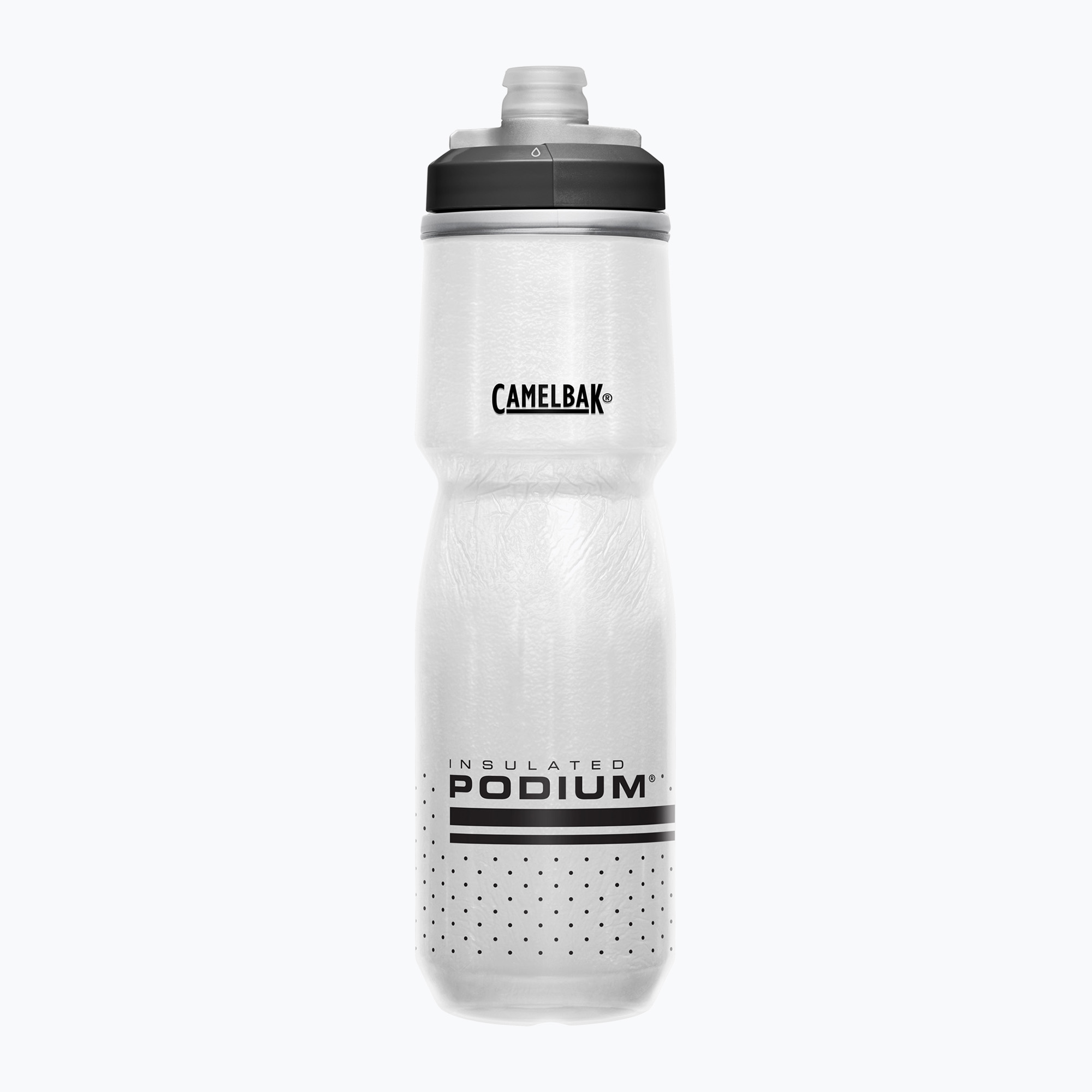 Bicycle bottle CamelBak Podium Chill 710 ml white/black