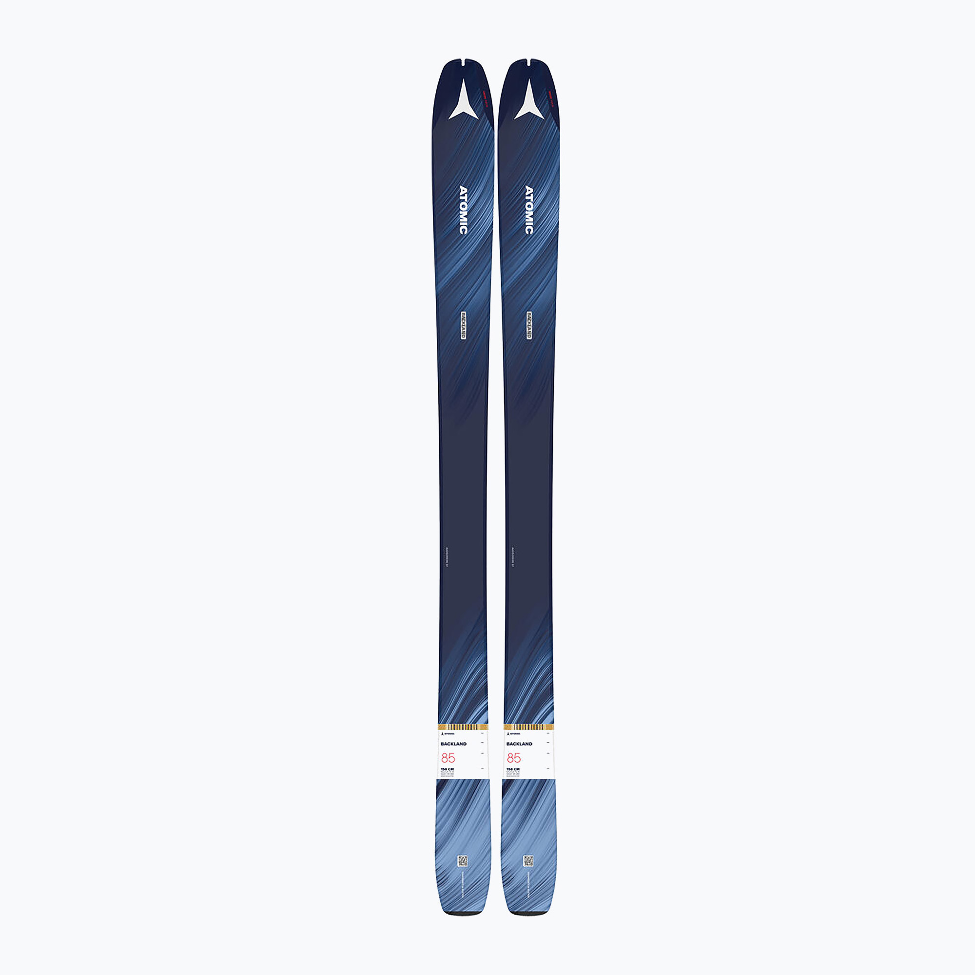 Women's skate ski Atomic Backland 85W + Skins blue AAST01924 (151 cm)