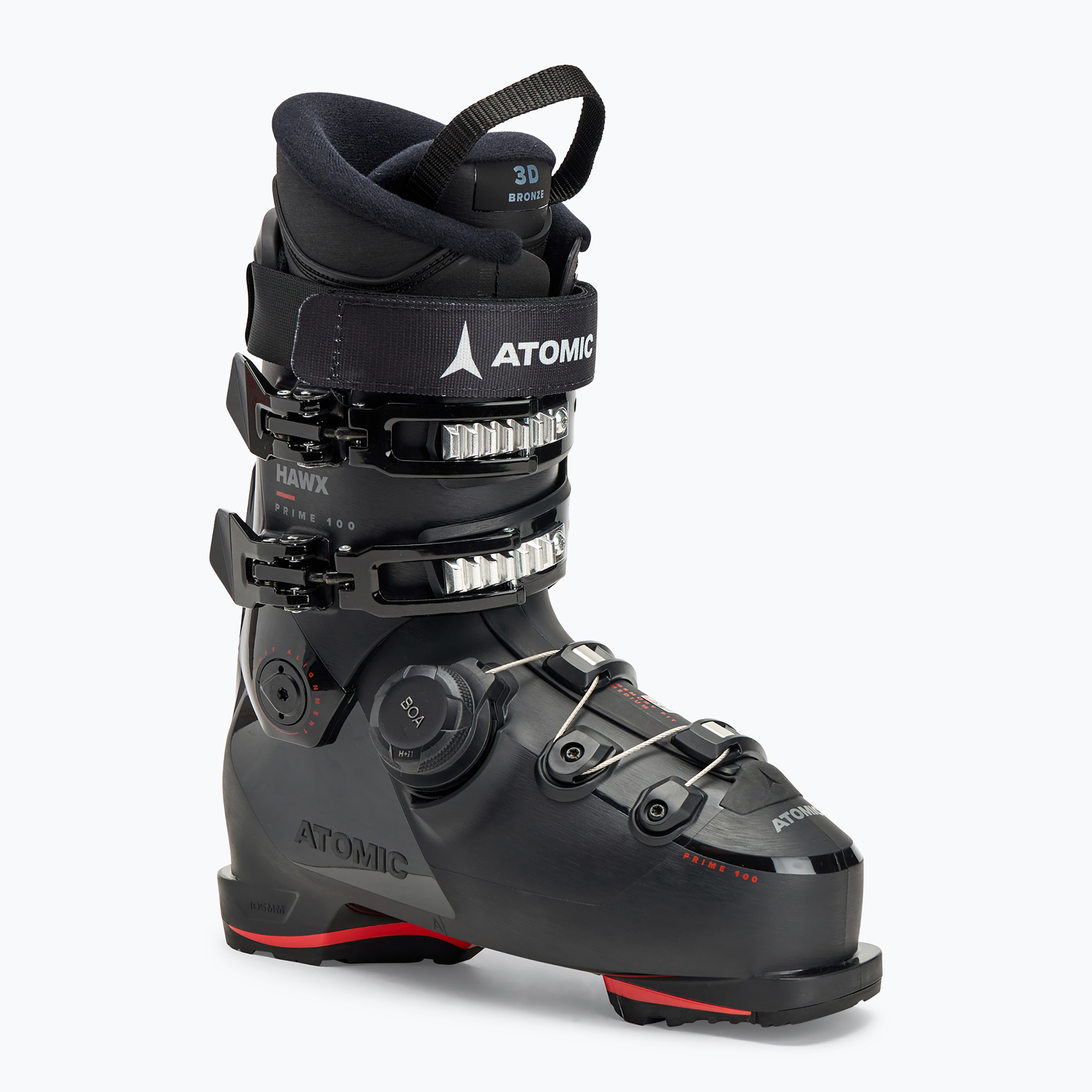 Men's Atomic Hawks Prime 100 BOA GW ski boots black/red (27.0-27.5 cm)